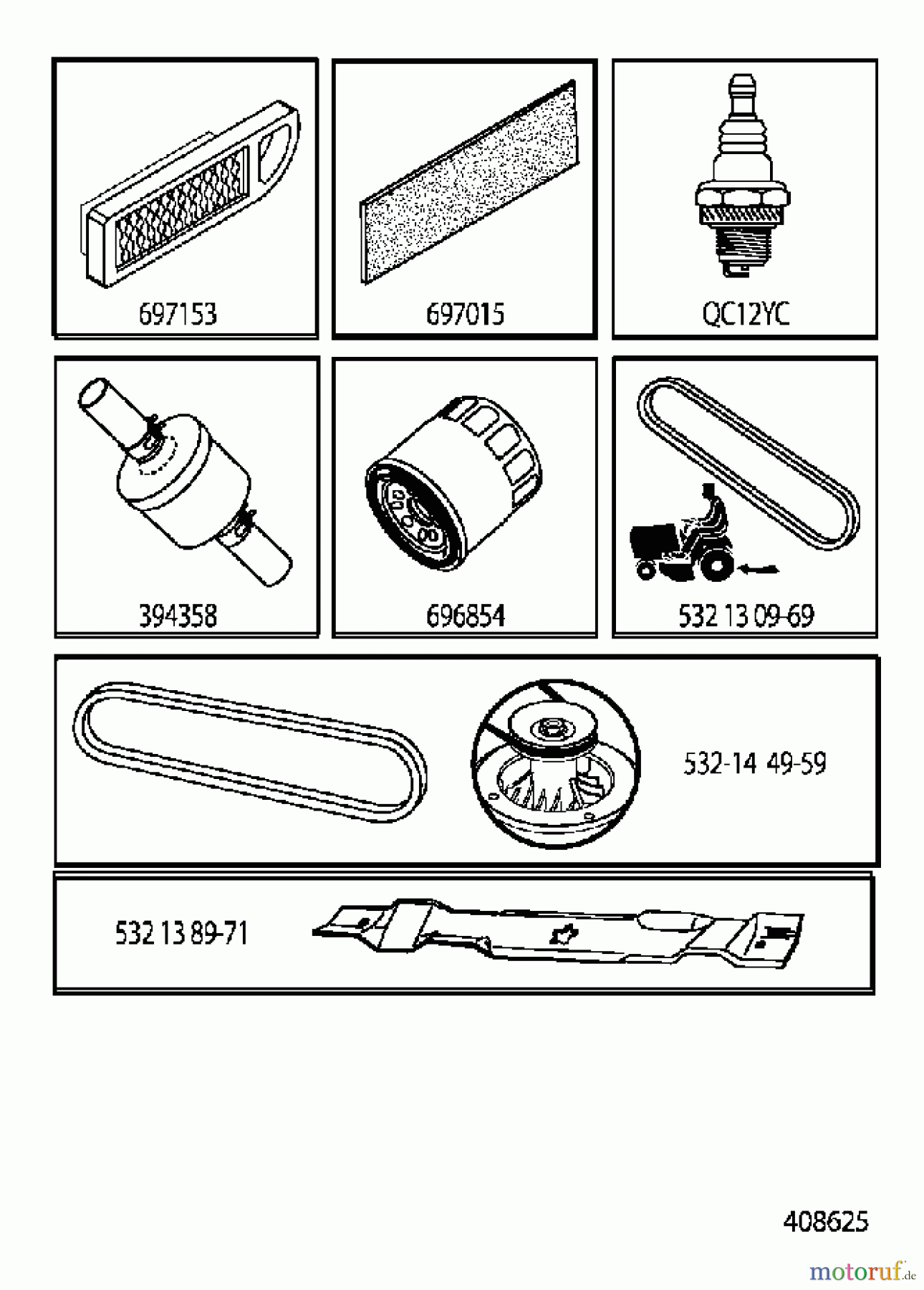 Jonsered Rasen und Garten Traktoren LT2218 A (96041010501) - Jonsered Lawn & Garden Tractor (2010-01) ACCESSORIES