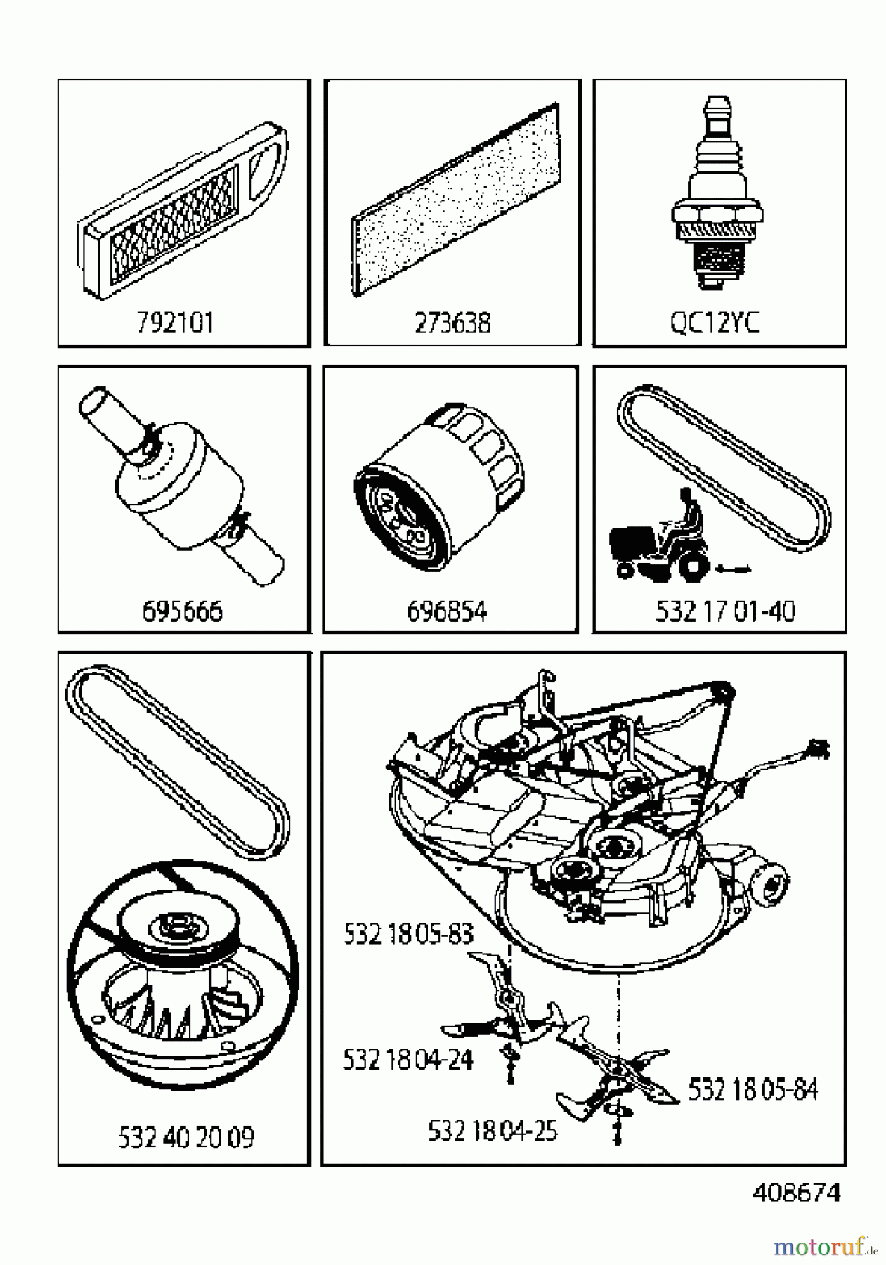  Jonsered Rasen  und Garten Traktoren LT2223 CMA2 (96061024200) - Jonsered Lawn & Garden Tractor (2009-01) FREQUENTLY USED PARTS