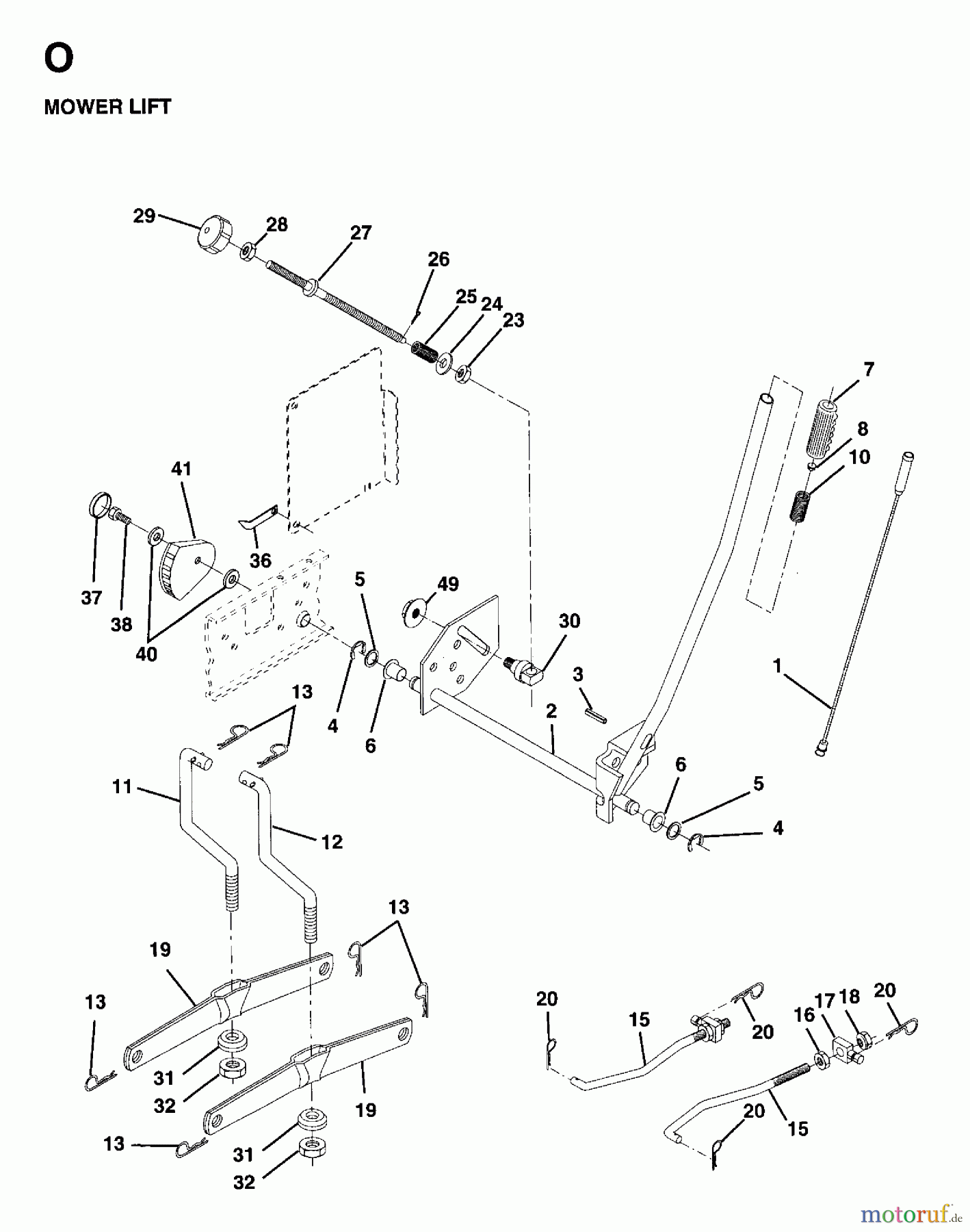  Jonsered Rasen  und Garten Traktoren LTH18 (954130005) - Jonsered 46