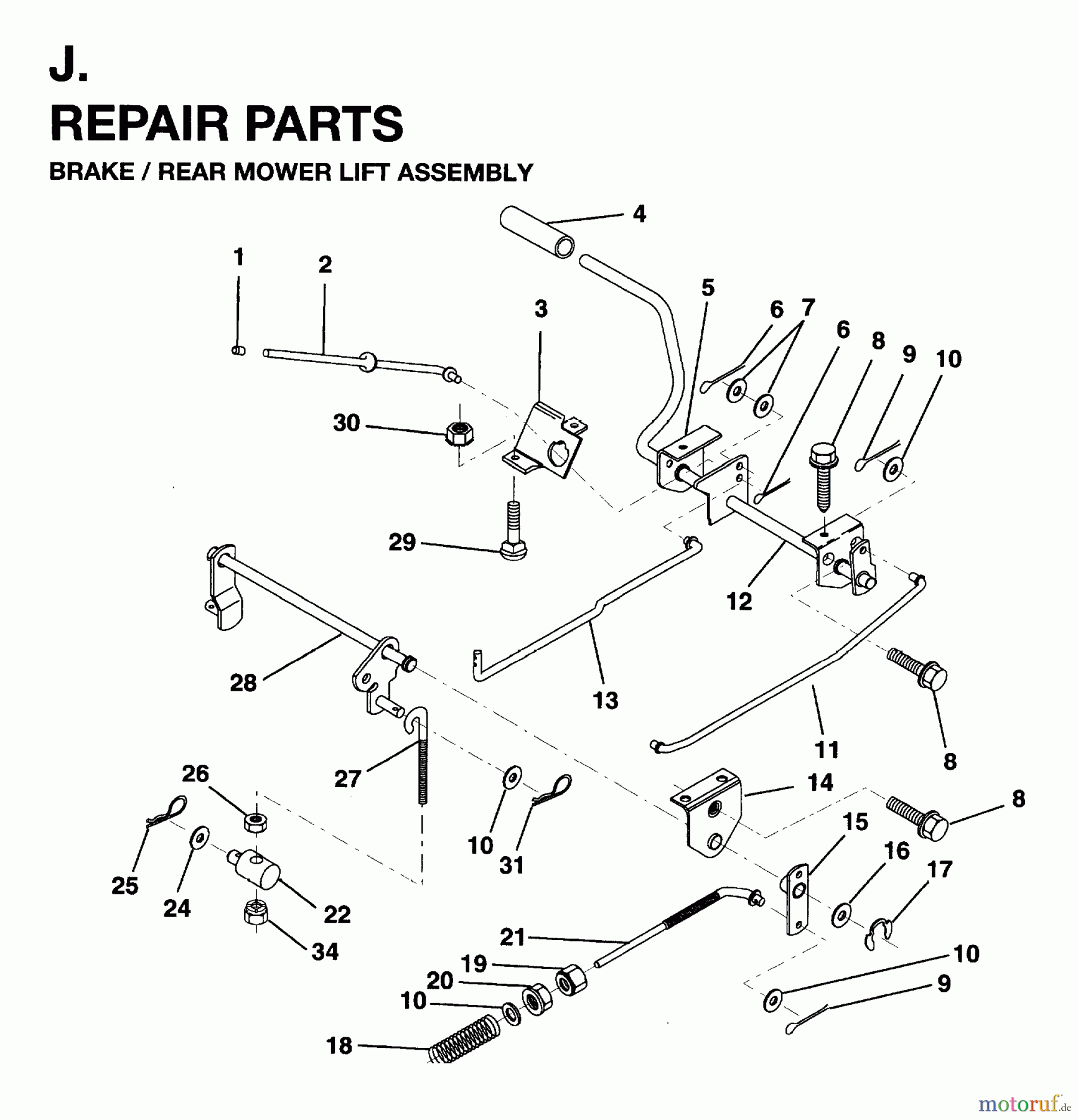  Jonsered Rasen  und Garten Traktoren LR12C (954820181) - Jonsered 36