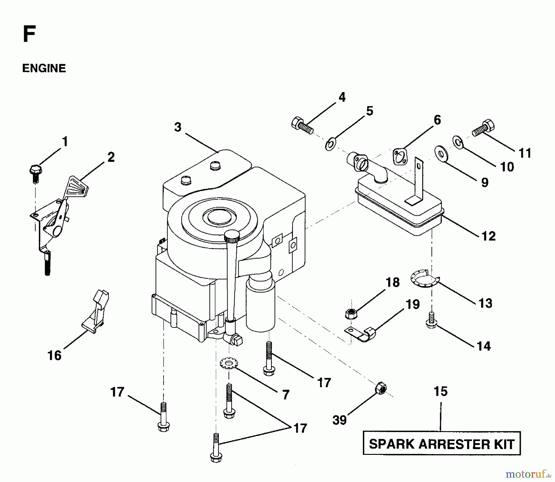  Jonsered Rasen  und Garten Traktoren LR12 (954003411) - Jonsered 36