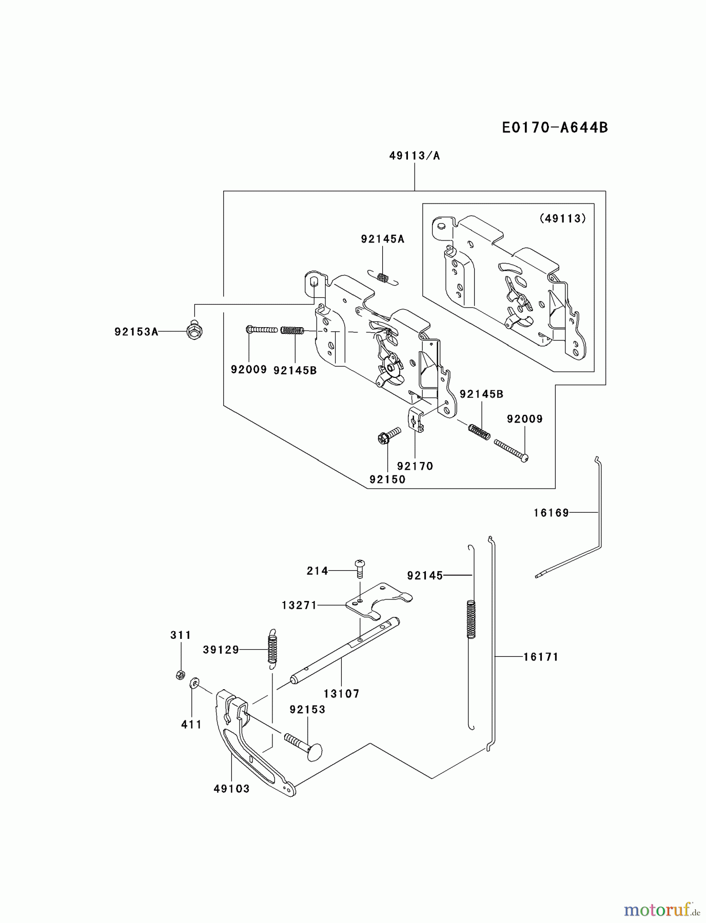  Kawasaki Motoren Motoren Vertikal FA210V - AS02 bis FH641V - DS24 FH430V-AS40 - Kawasaki FH430V 4-Stroke Engine CONTROL-EQUIPMENT