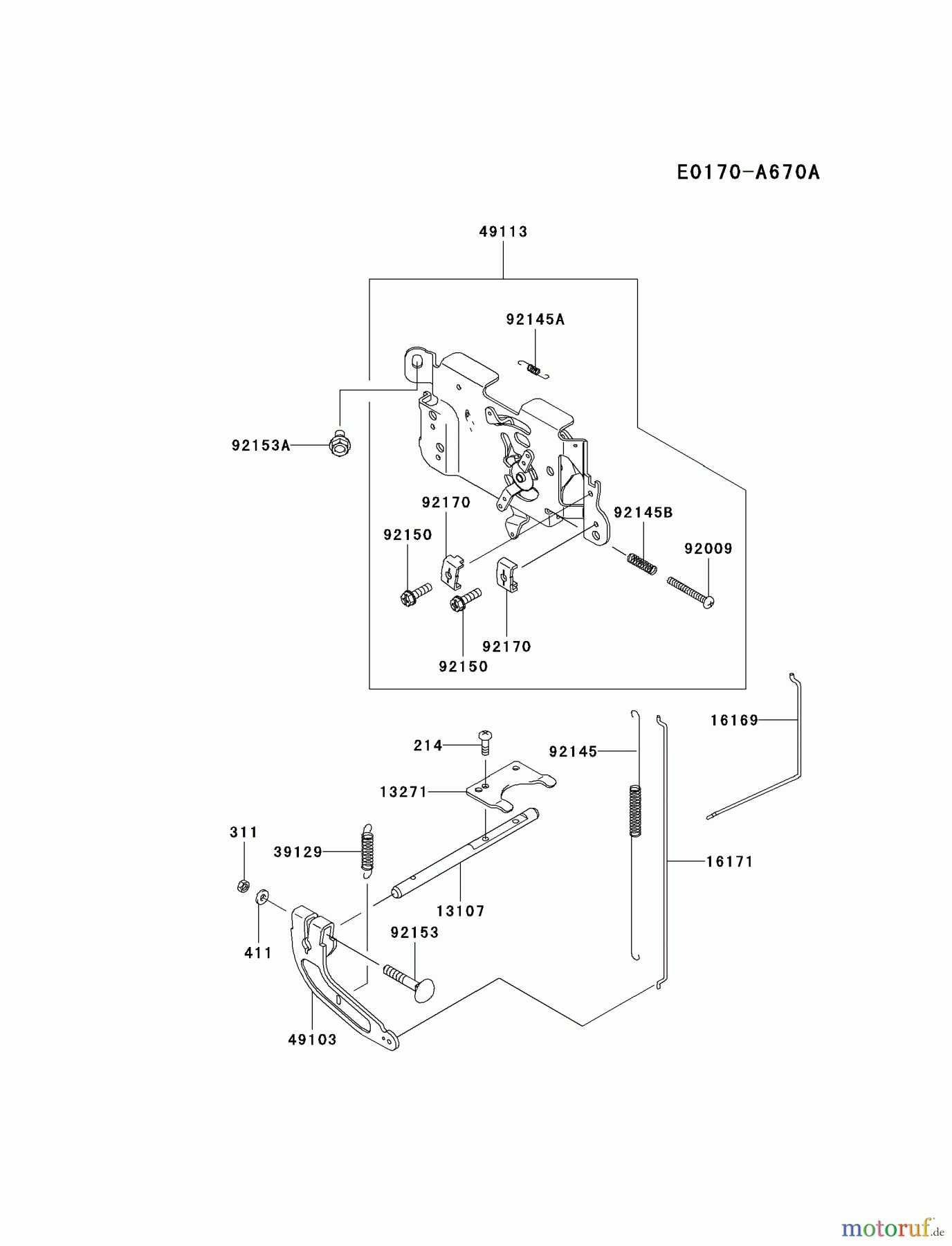 Kawasaki Motoren Motoren Vertikal FA210V - AS02 bis FH641V - DS24 FH541V-DS37 - Kawasaki FH541V 4-Stroke Engine CONTROL-EQUIPMENT