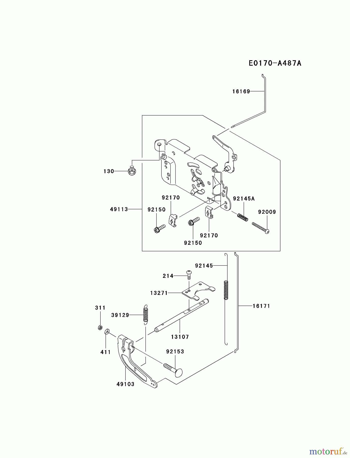 Kawasaki Motoren Motoren Vertikal FA210V - AS02 bis FH641V - DS24 FH580V-CS27 - Kawasaki FH580V 4-Stroke Engine CONTROL-EQUIPMENT