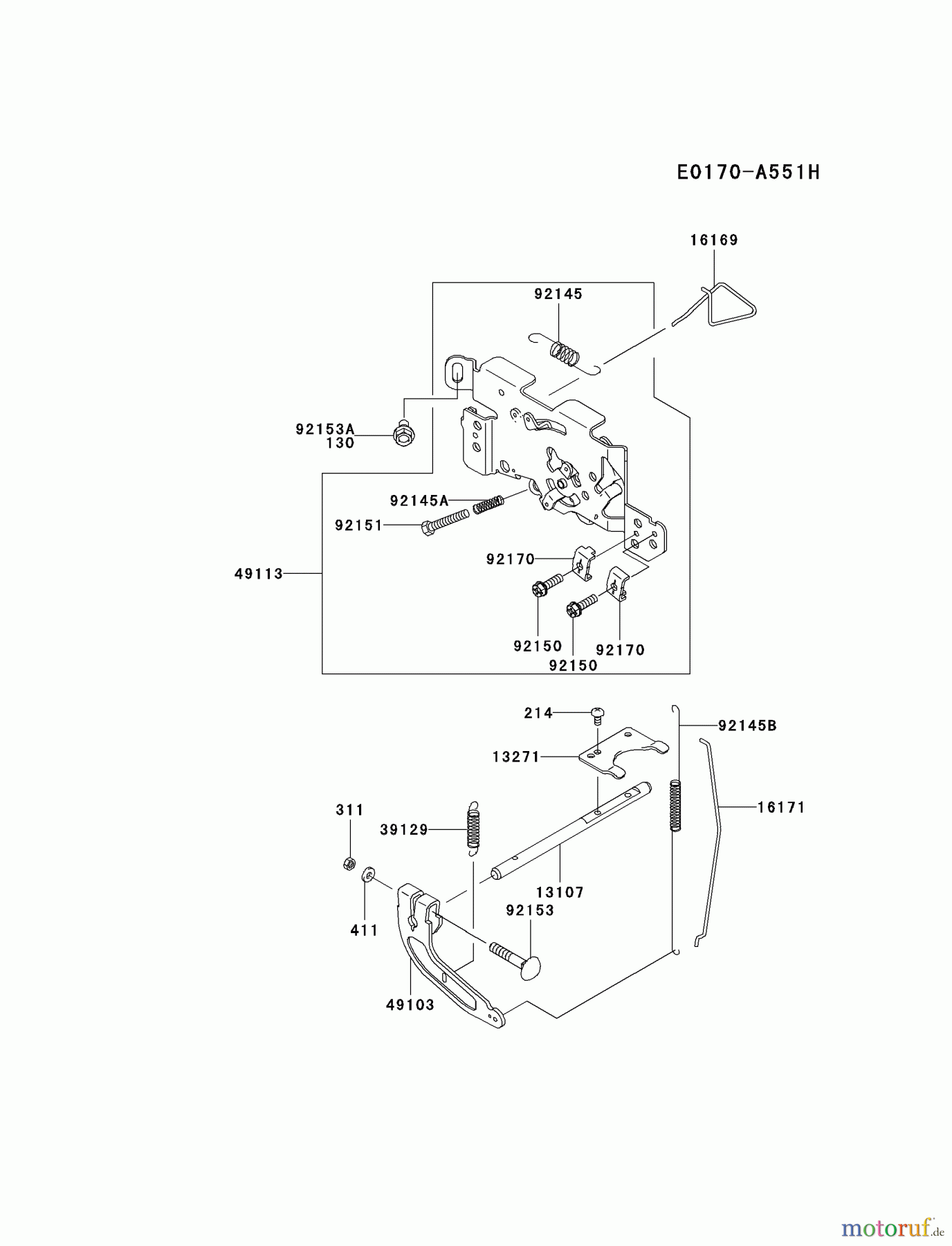 Kawasaki Motoren Motoren Vertikal FA210V - AS02 bis FH641V - DS24 FH601V-FS29 - Kawasaki FH601V 4-Stroke Engine CONTROL-EQUIPMENT