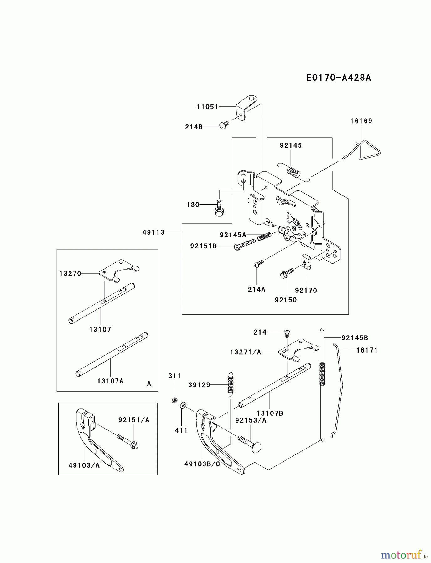 Kawasaki Motoren Motoren Vertikal FA210V - AS02 bis FH641V - DS24 FH641V-CS05 - Kawasaki FH641V 4-Stroke Engine CONTROL-EQUIPMENT