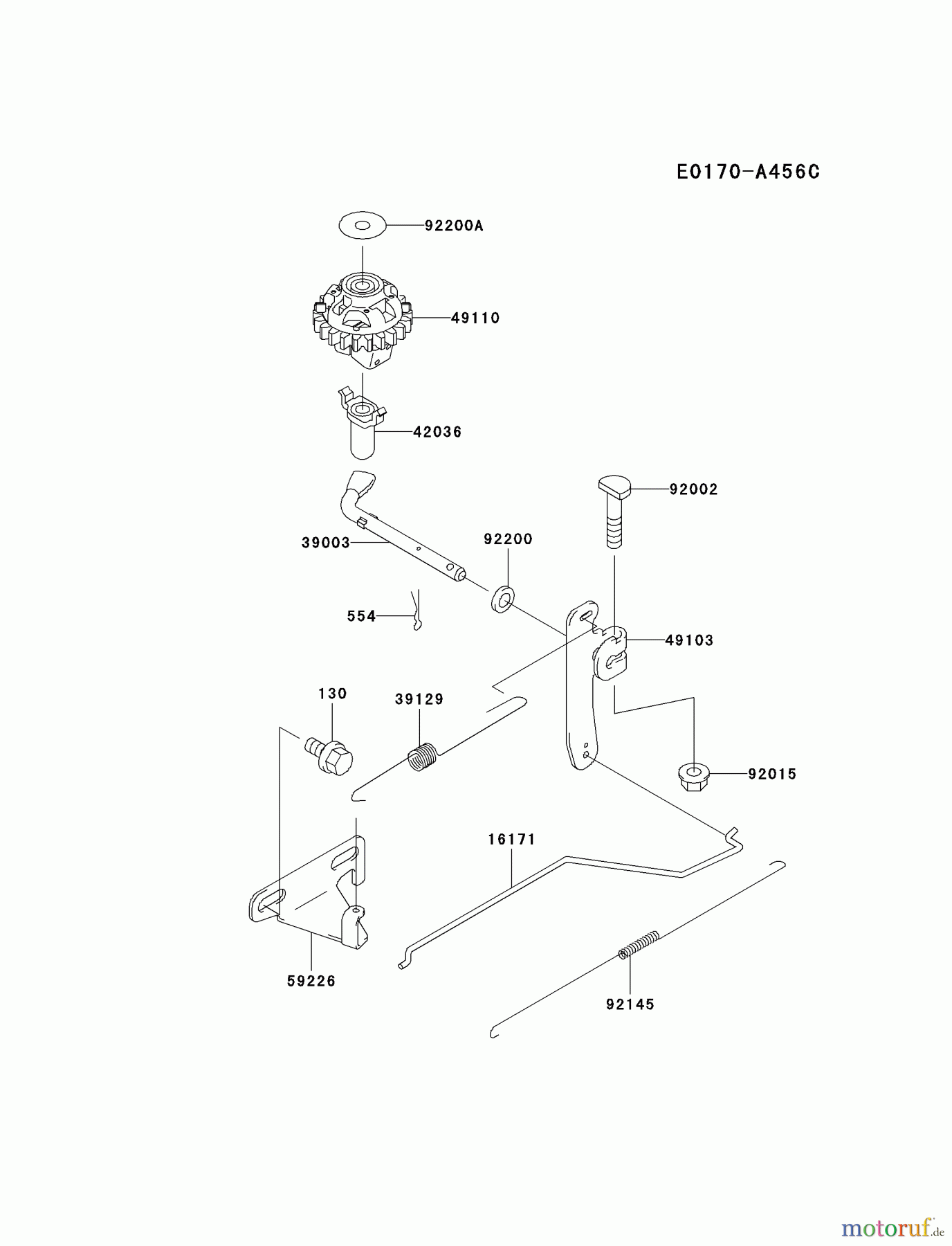 Kawasaki Motoren Motoren Vertikal FH641V - DS25 bis FS481V - BS13 FJ180V-AS25 - Kawasaki FJ180V 4-Stroke Engine CONTROL-EQUIPMENT