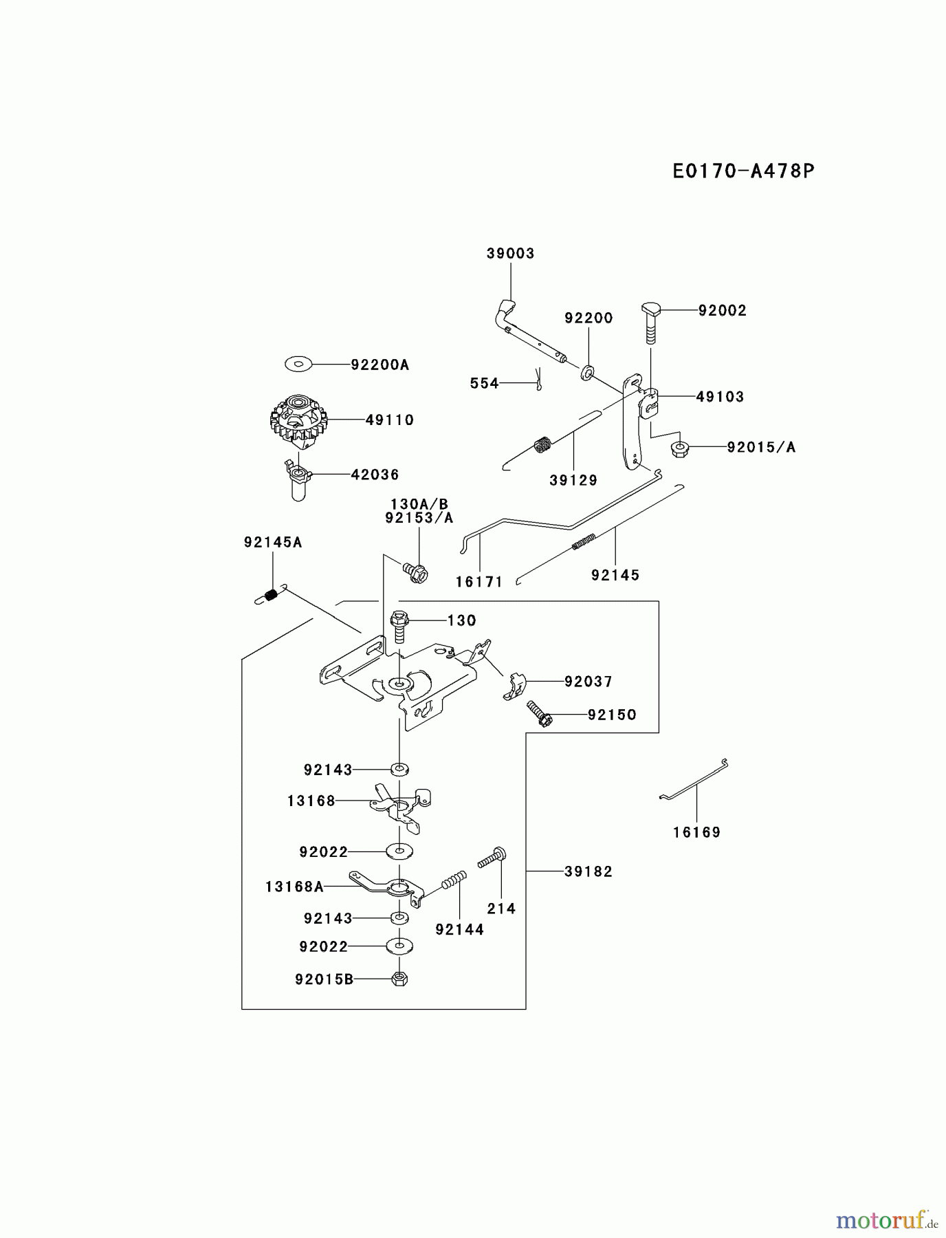 Kawasaki Motoren Motoren Vertikal FH641V - DS25 bis FS481V - BS13 FJ180V-AS13 - Kawasaki FJ180V 4-Stroke Engine CONTROL-EQUIPMENT
