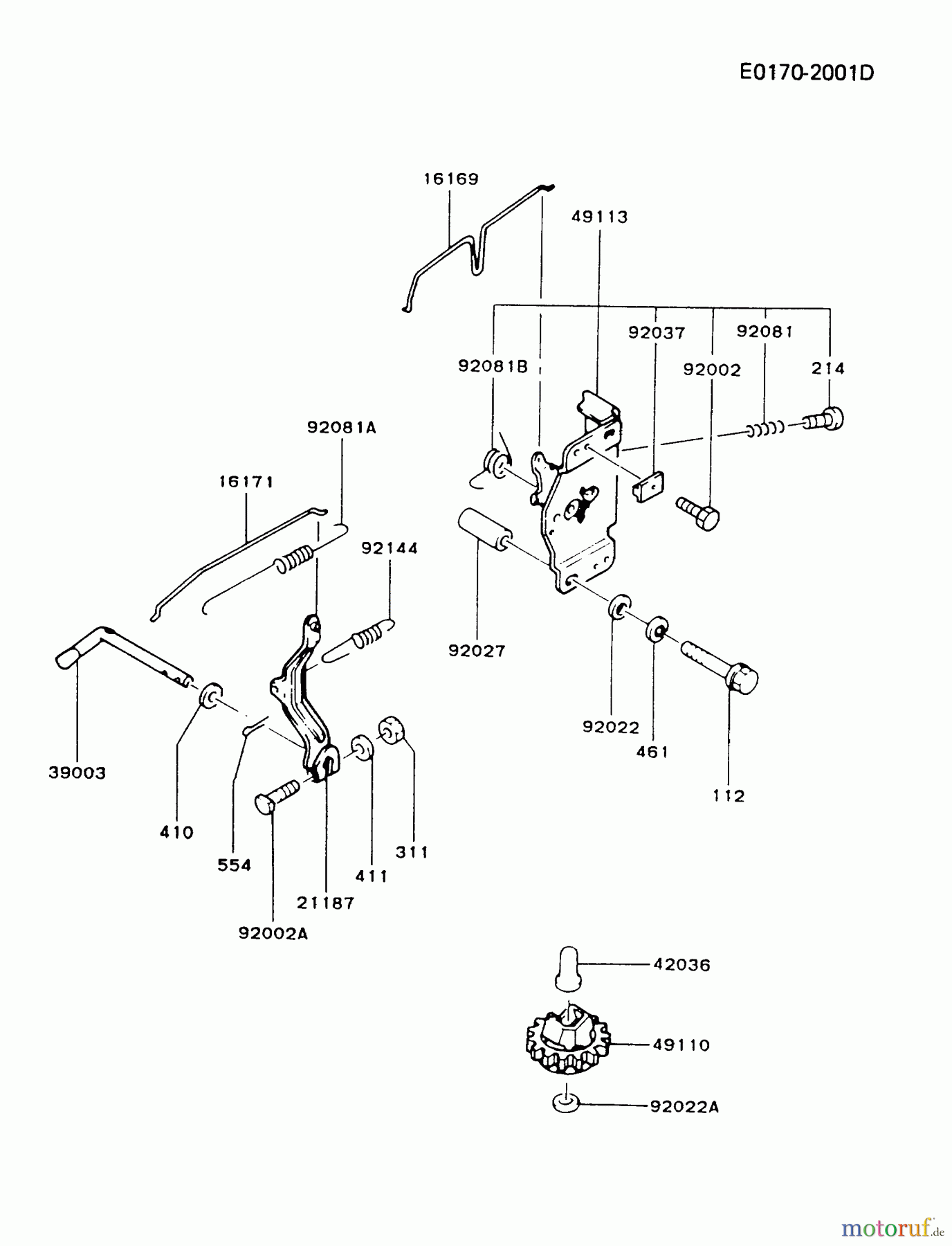 Kawasaki Motoren Motoren Vertikal FA210V - AS02 bis FH641V - DS24 FB460V-JS05 - Kawasaki FB460V 4-Stroke Engine CONTROL-EQUIPMENT