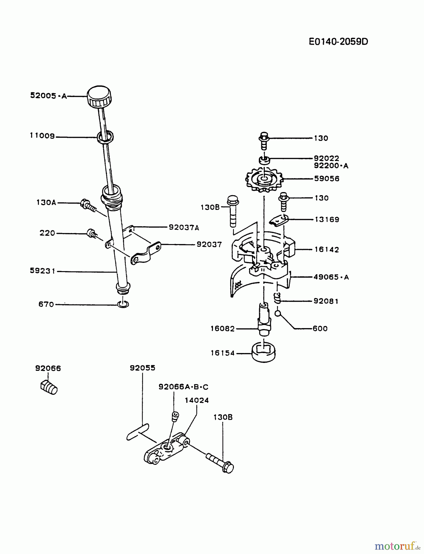 Kawasaki Motoren Motoren Vertikal FA210V - AS02 bis FH641V - DS24 FC400V-AS01 - Kawasaki FC400V 4-Stroke Engine LUBRICATION-EQUIPMENT