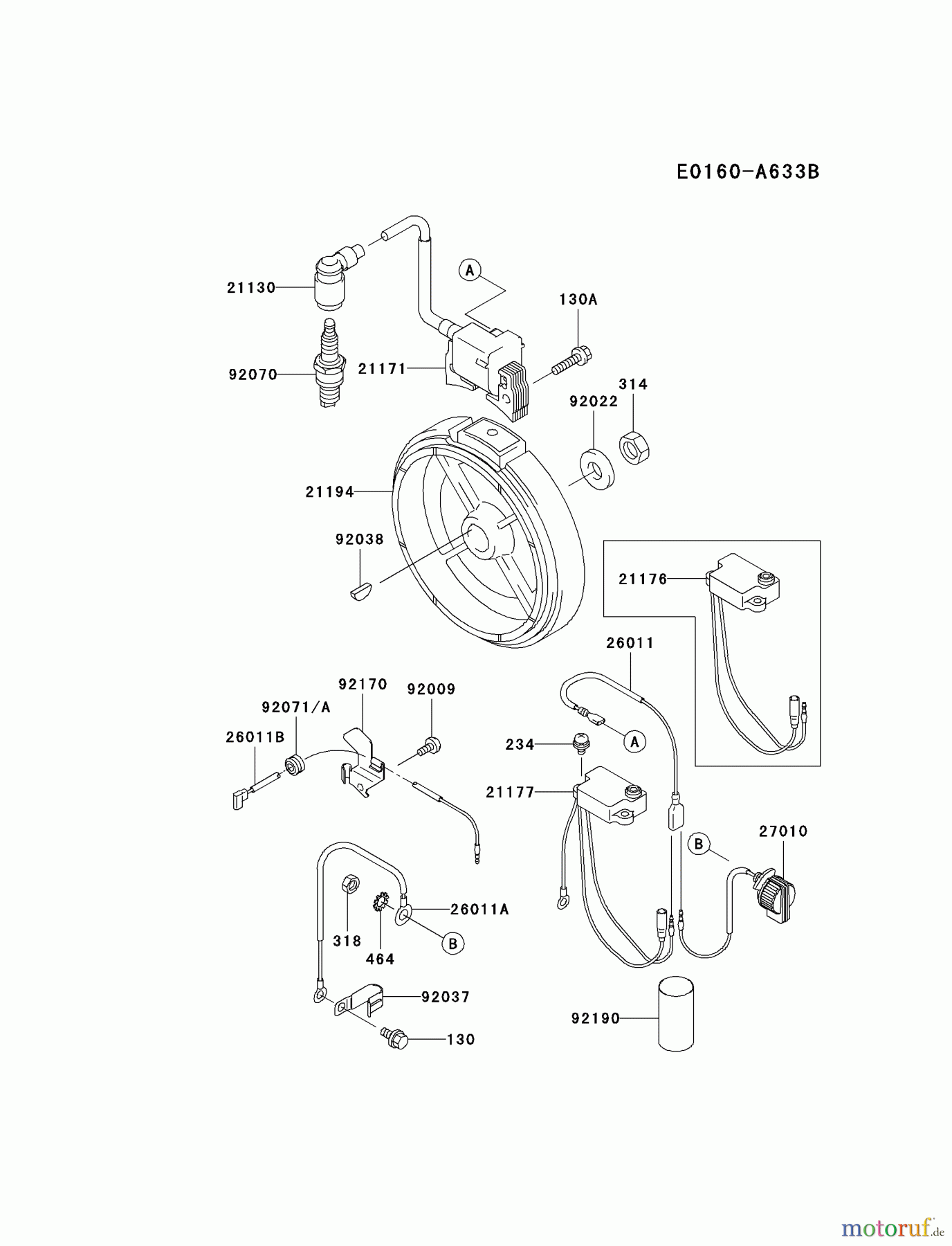 Kawasaki Geräte Wasserpumpen HD050A-BS00 - Kawasaki Semi Trash Pump KWS20A ELECTRIC-EQUIPMENT