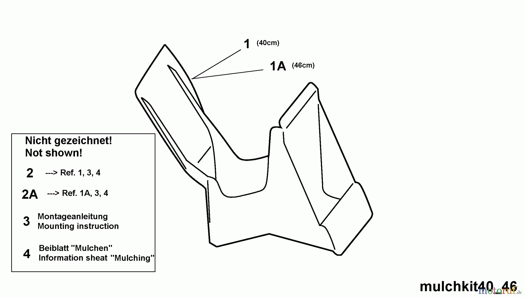  Wolf-Garten MK 40 4011075  (2004) Mulch plug