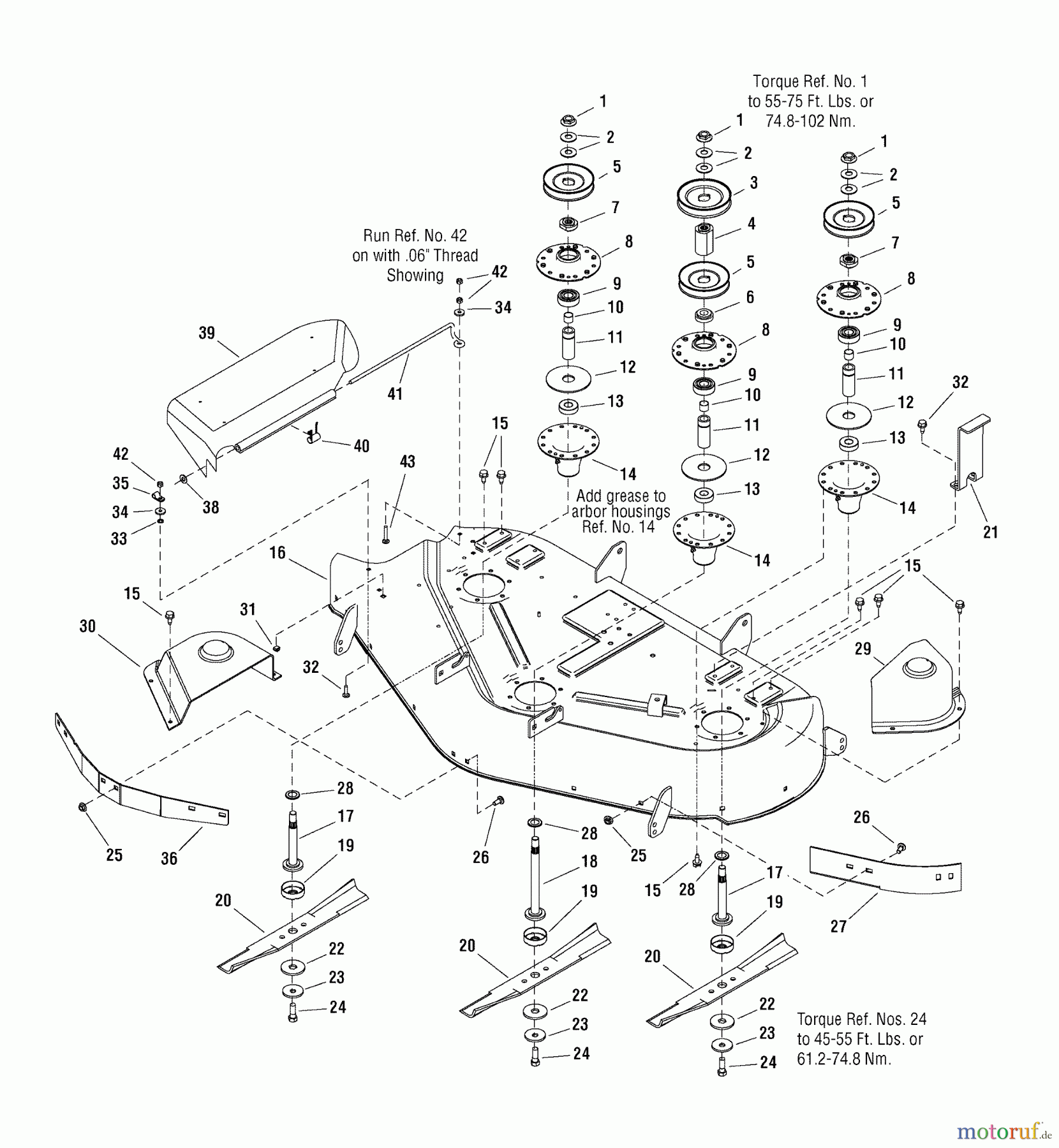  Murray Nullwendekreismäher, Zero-Turn 107.277900 (2690641) - Craftsman ZTS7500, 24HP B&S w/50