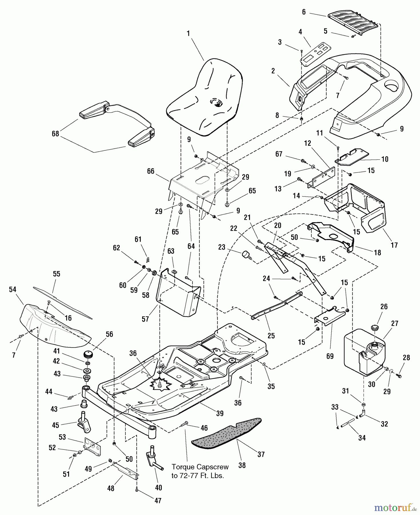  Murray Nullwendekreismäher, Zero-Turn ZT1644E (2690431) - Murray , 16HP Hydro w/44