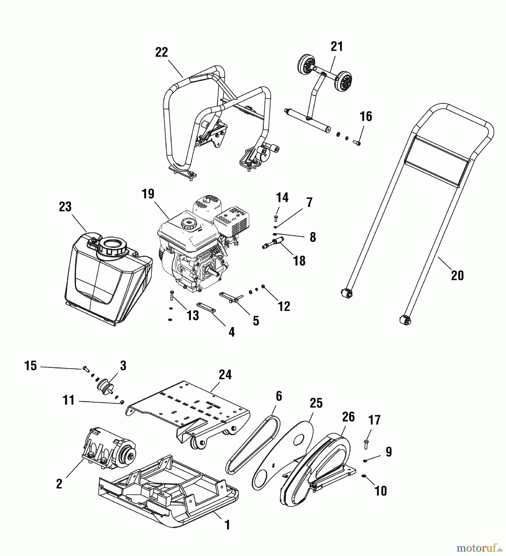  Murray Sonstiges EX135WT-C (866052) - Briggs & Stratton Compactor Main Unit (866052)