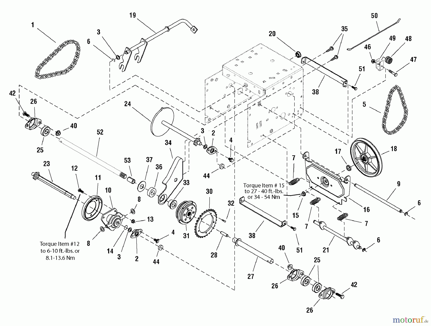  Murray Schneefräsen ST1332S (1695443) - Frontier 32