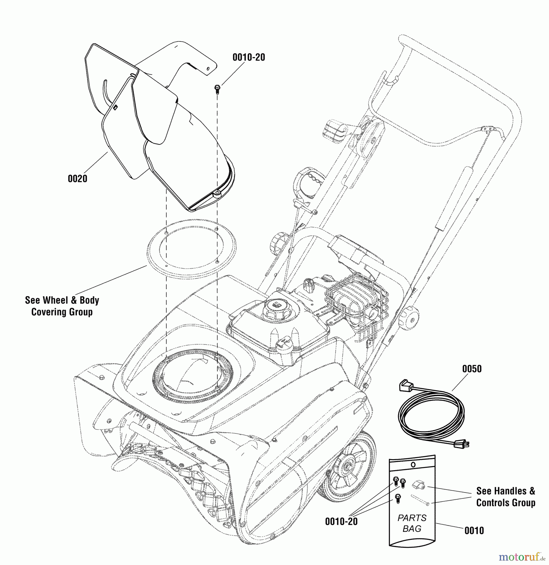 Murray Schneefräsen 1696314-00 (SS22E) - Briggs & Stratton 22