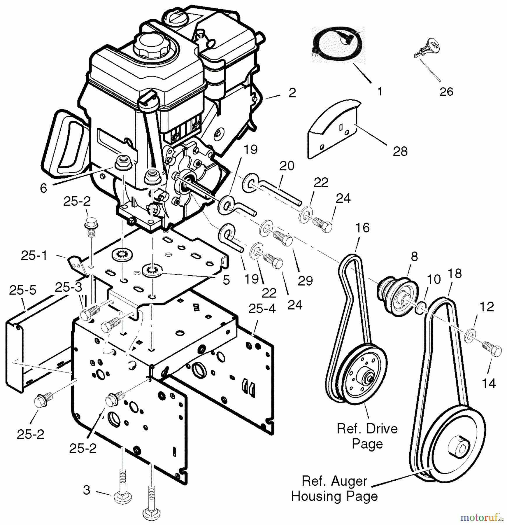  Murray Schneefräsen 536.889253 - Craftsman 33