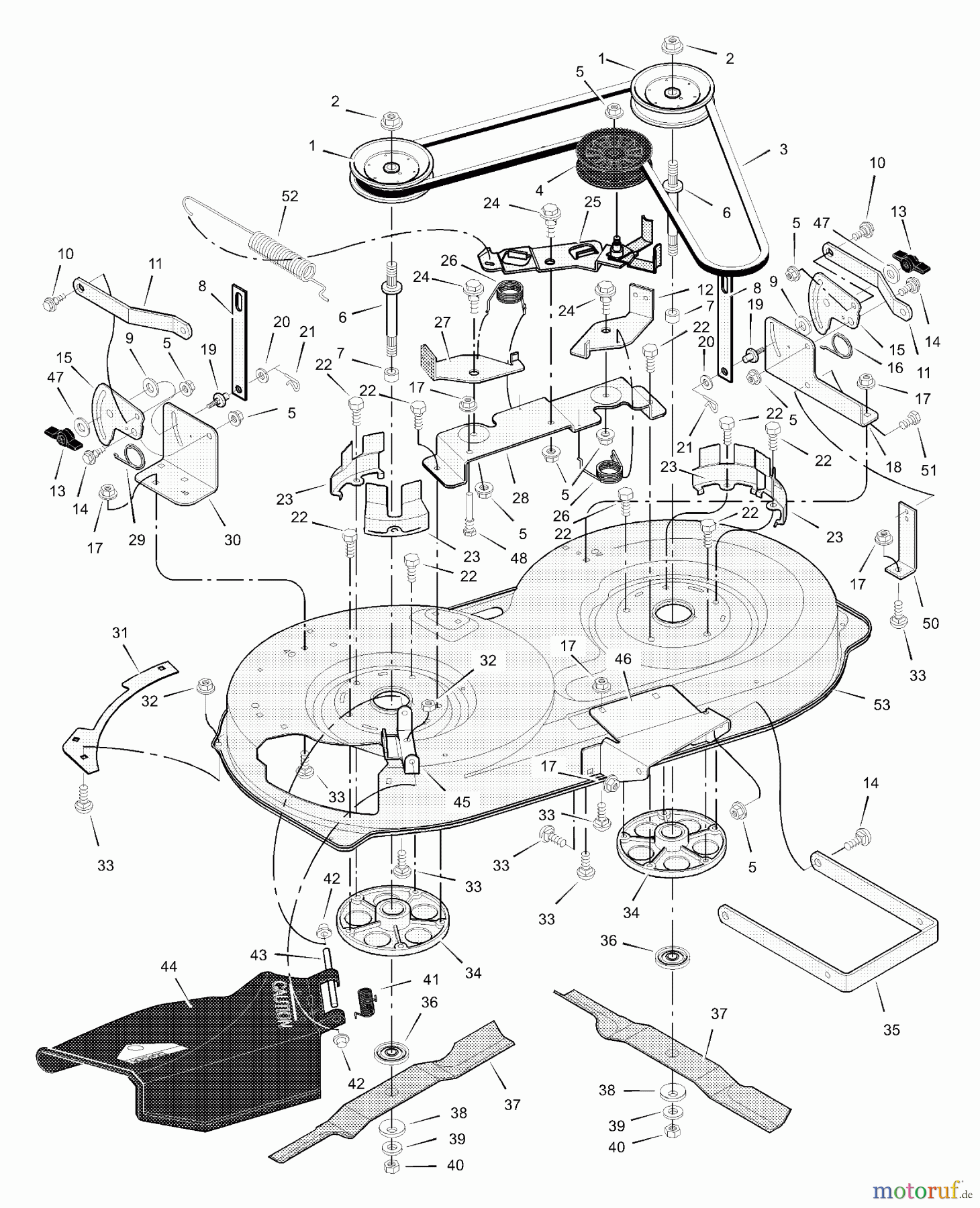  Murray Rasen- und Gartentraktoren 40507x8B - Scotts 40