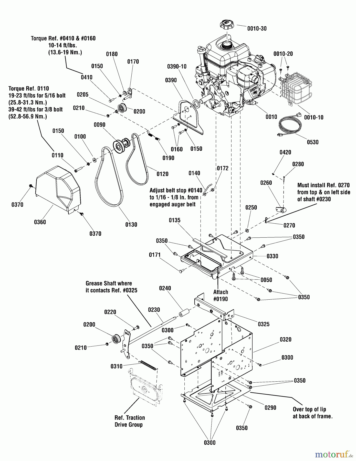  Murray Schneefräsen BM924E (1696254-00) - Briggs & Stratton 24