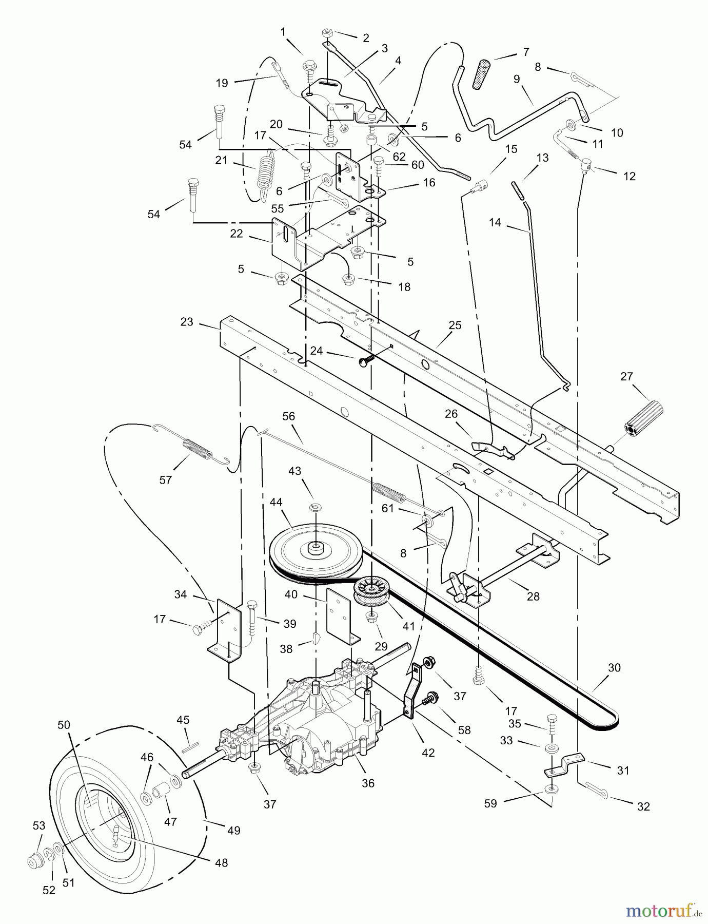  Murray Rasen- und Gartentraktoren 425007x92A - B&S/Murray 42