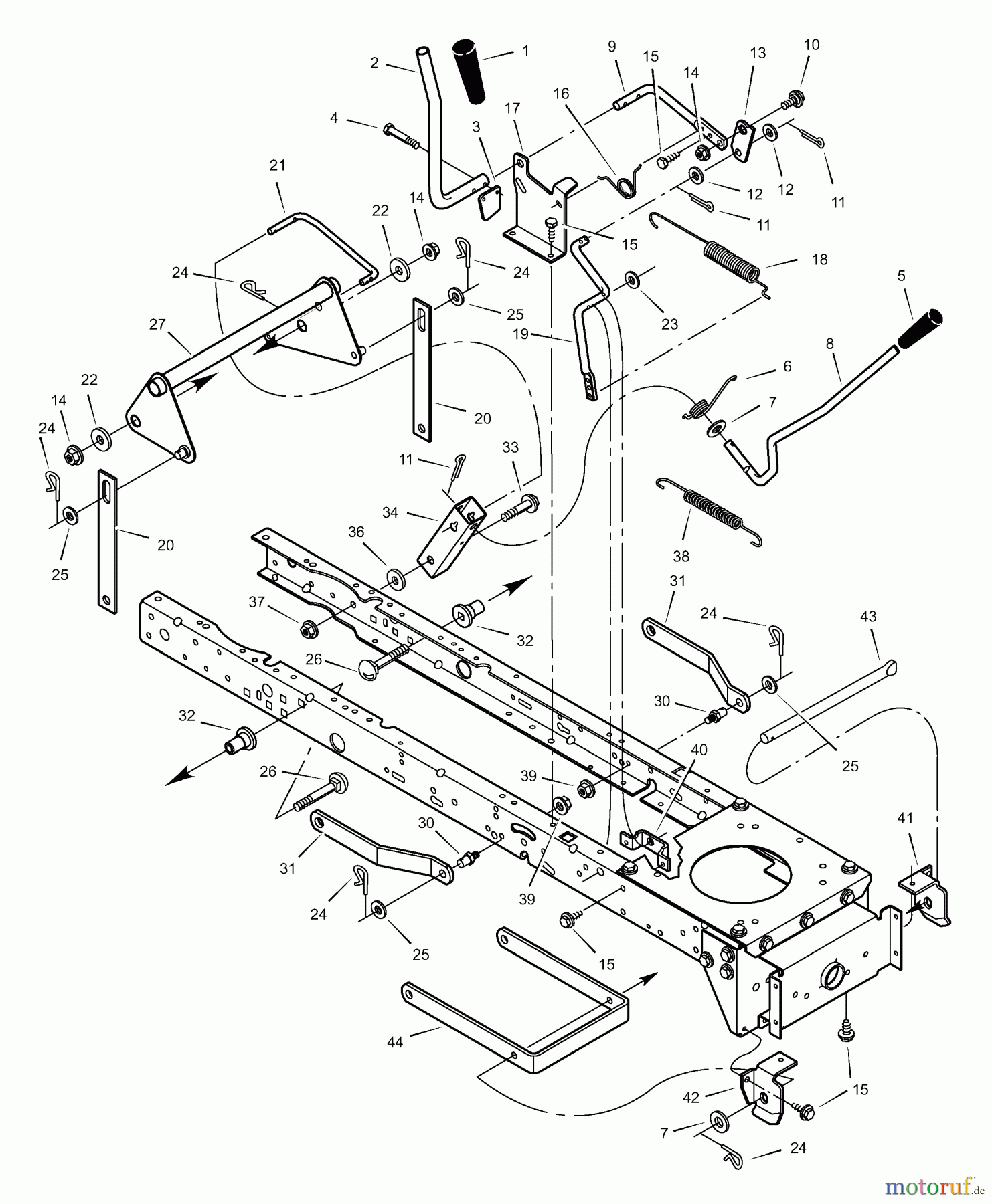  Murray Rasen- und Gartentraktoren 42500x30B - Murray 42