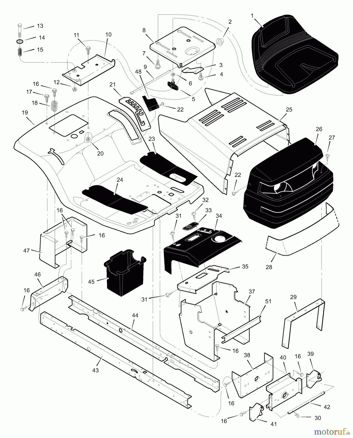 Murray Rasen- und Gartentraktoren 42504x99B - B&S/Murray 42