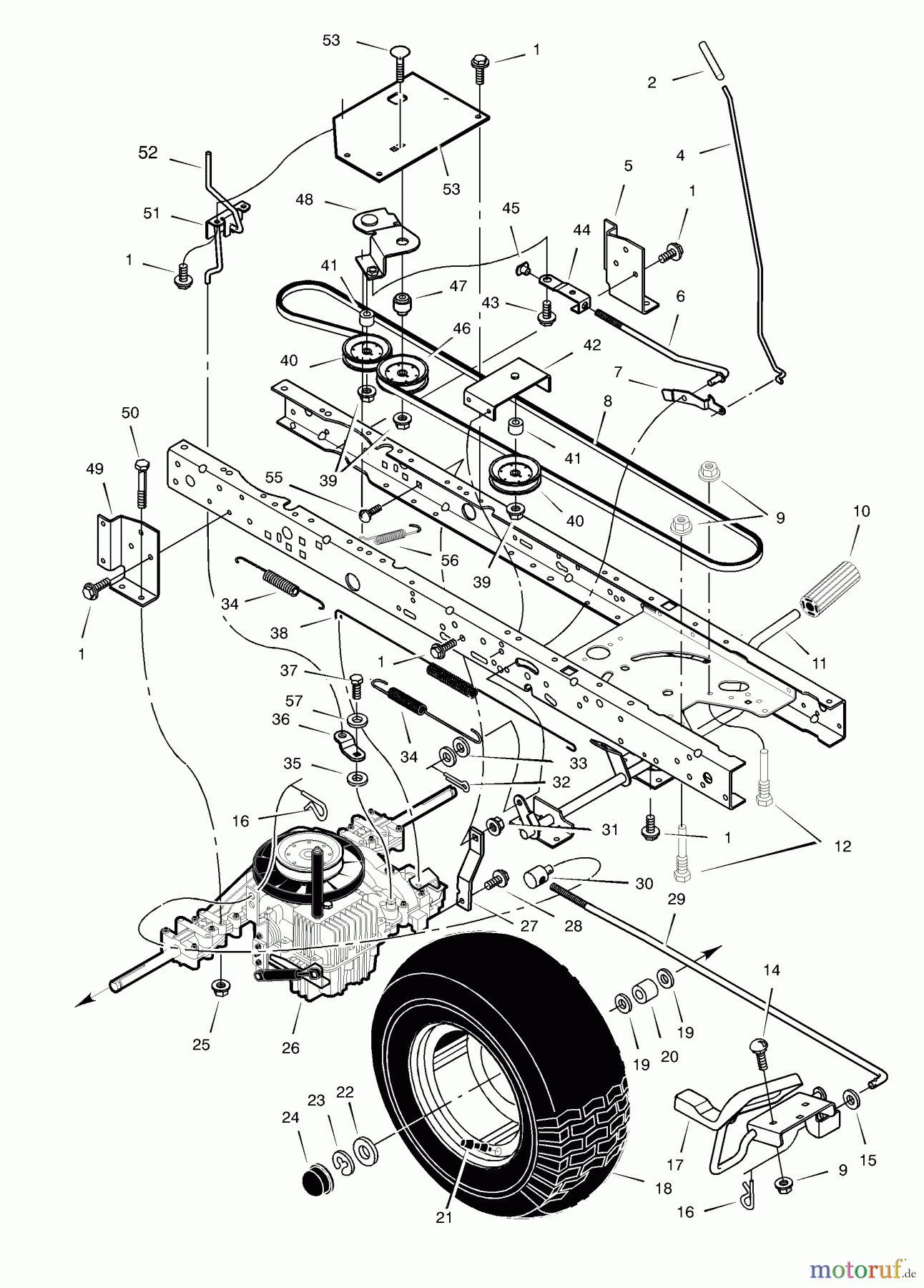  Murray Rasen- und Gartentraktoren 425603x99A - B&S/Murray 42