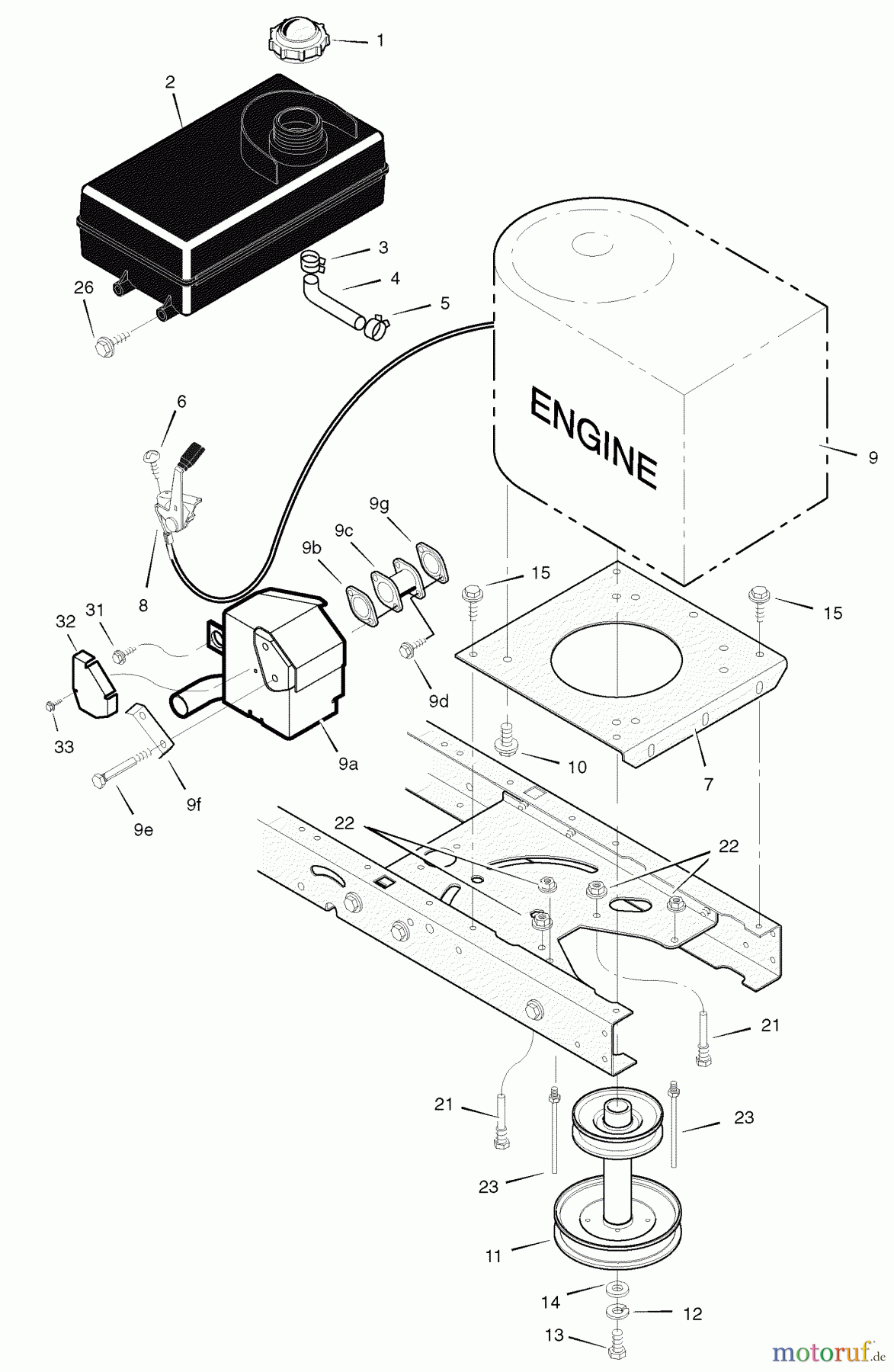  Murray Rasen- und Gartentraktoren 425615x99A - B&S/Murray 42