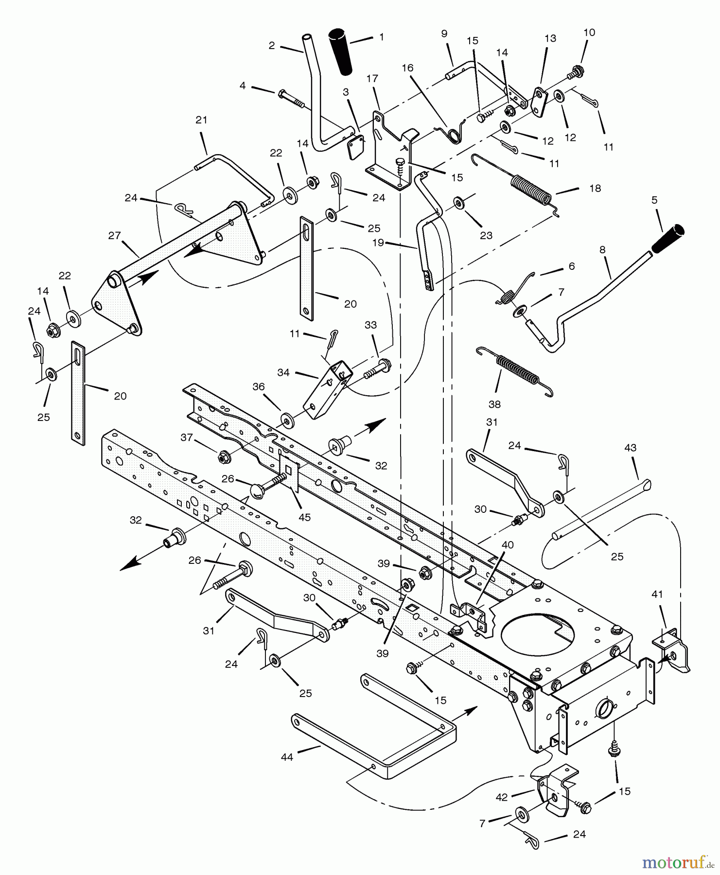  Murray Rasen- und Gartentraktoren 42571x31B - Scotts 42