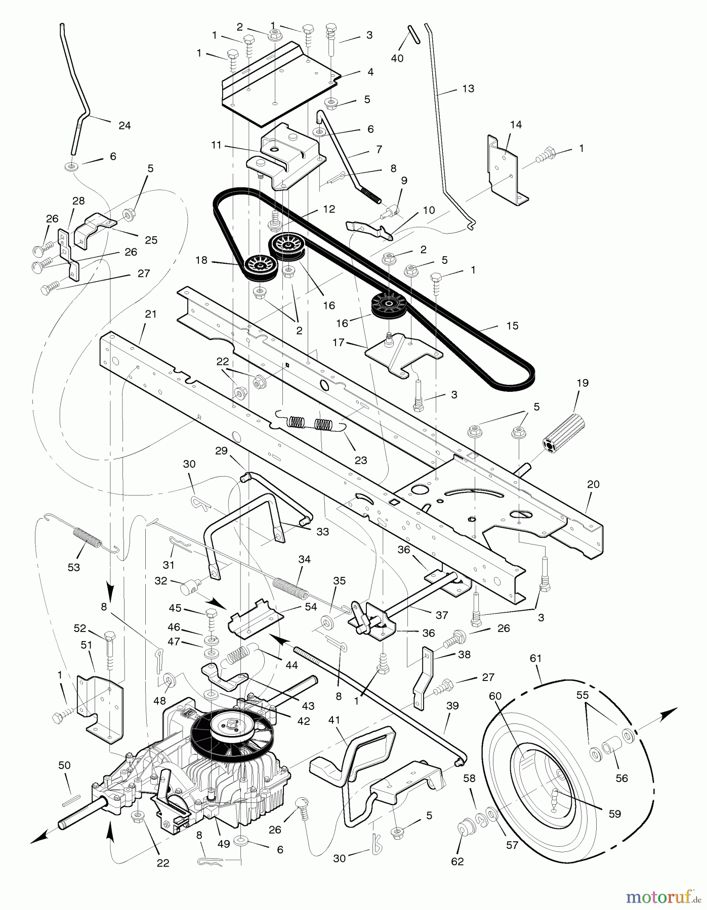  Murray Rasen- und Gartentraktoren 42583x9A - B&S/Murray 42