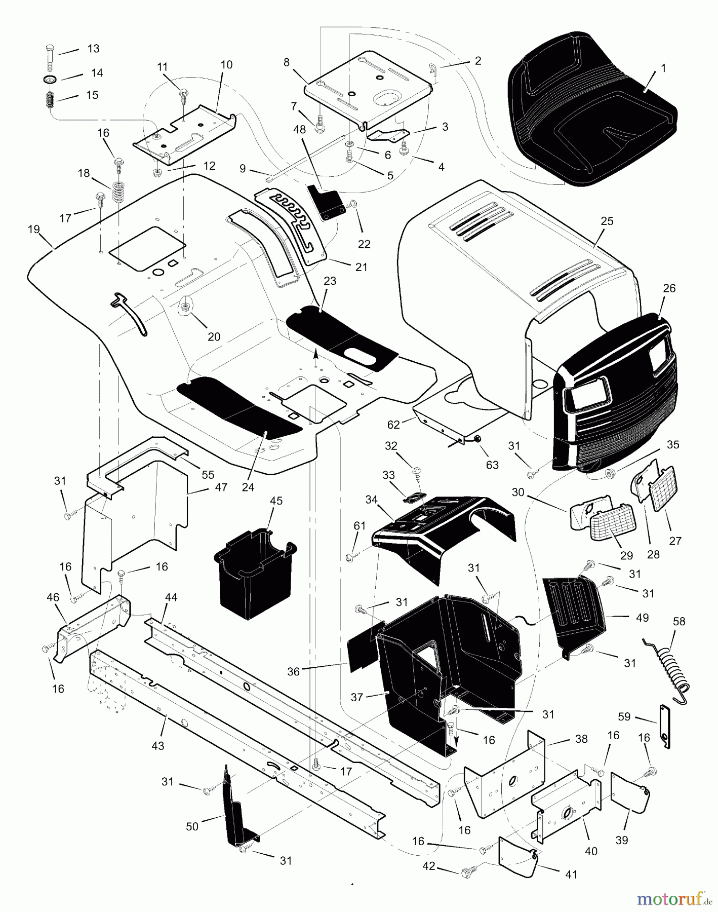 Murray Rasen- und Gartentraktoren 42591x8A - Scotts 42
