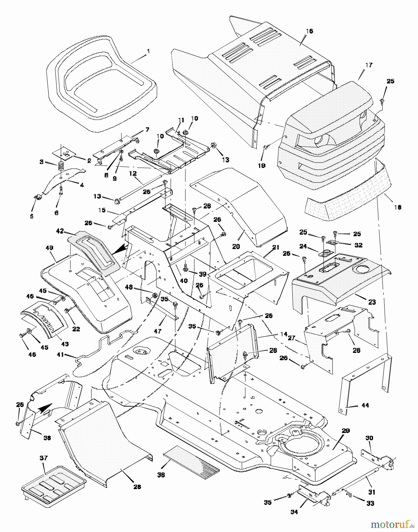  Murray Rasen- und Gartentraktoren 42823A - Murray 42