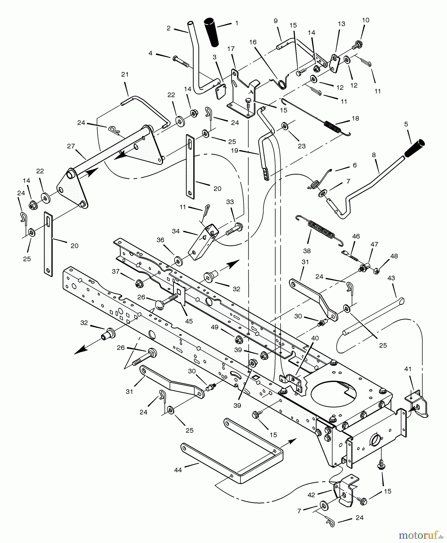  Murray Rasen- und Gartentraktoren 465602x8B - Scotts 46