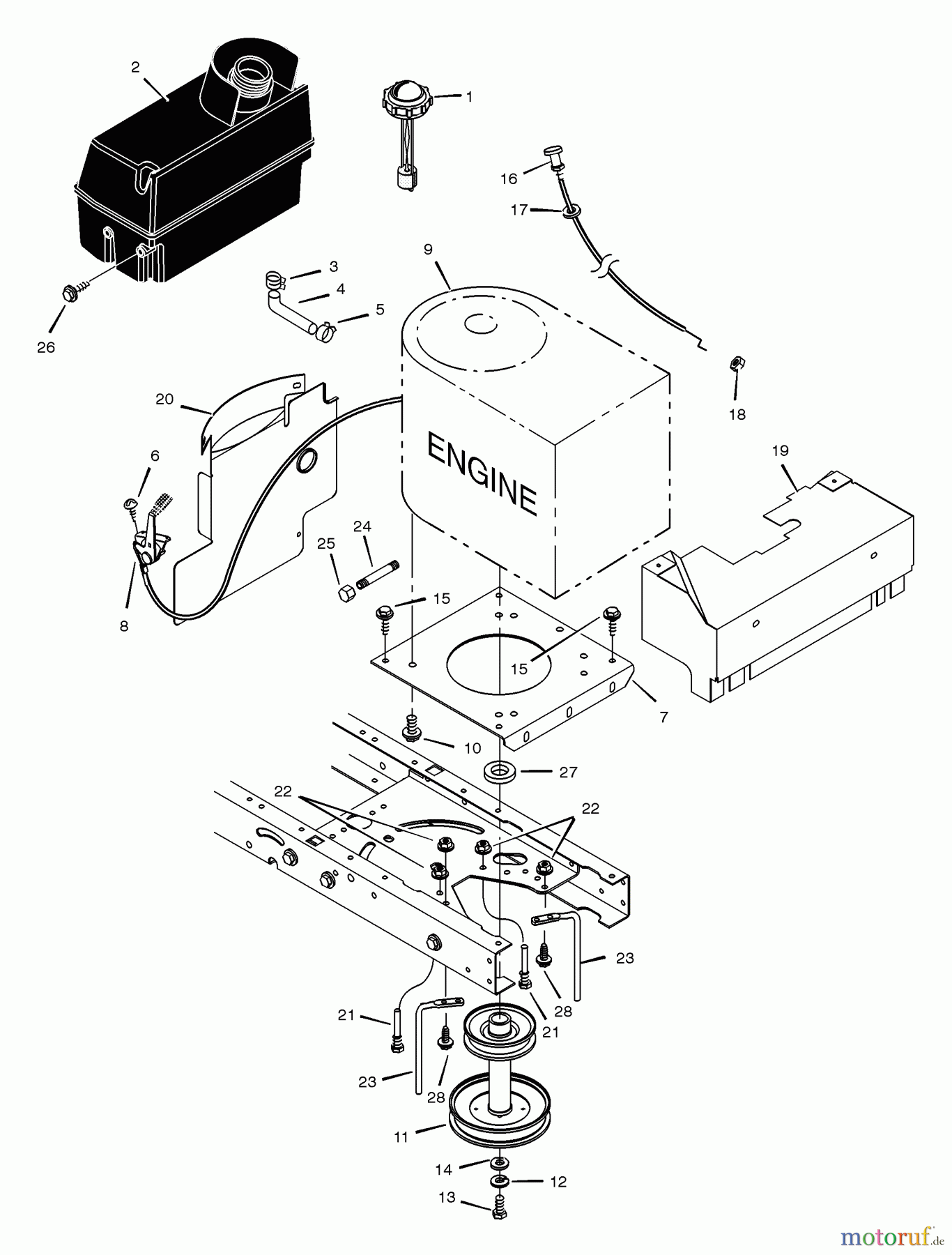  Murray Rasen- und Gartentraktoren 465602x8C - Scotts 46