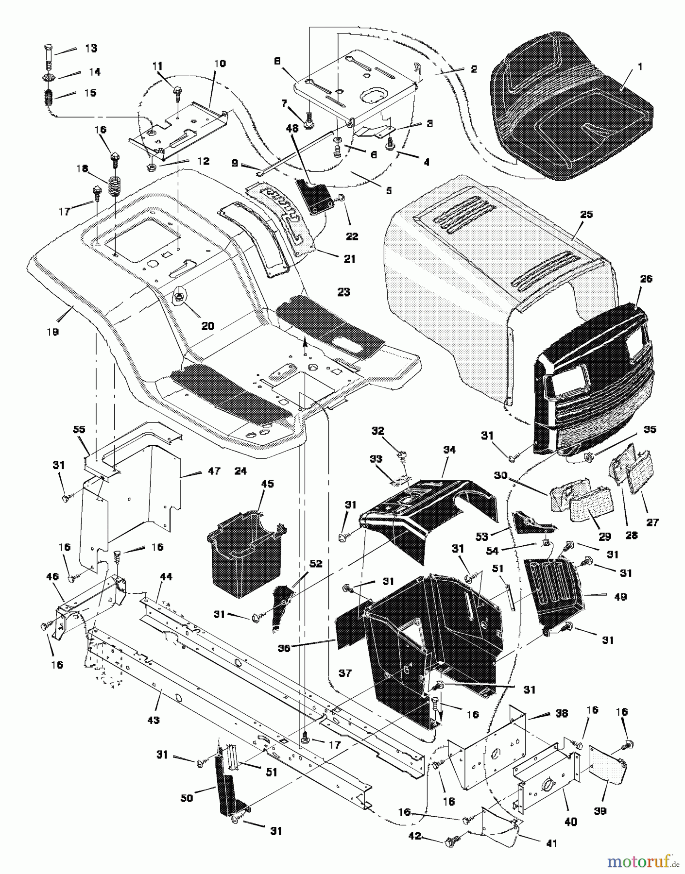  Murray Rasen- und Gartentraktoren 46560x92A - B&S/Murray 46