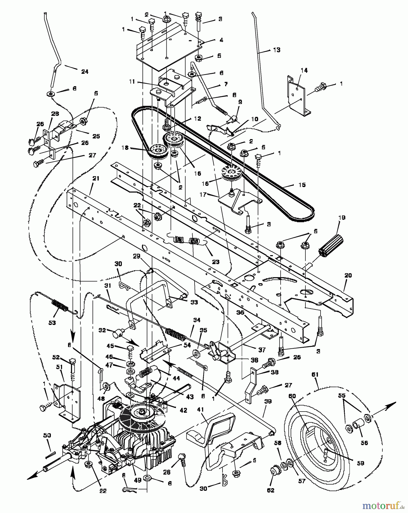  Murray Rasen- und Gartentraktoren 46567x6B - Murray Ultra 46