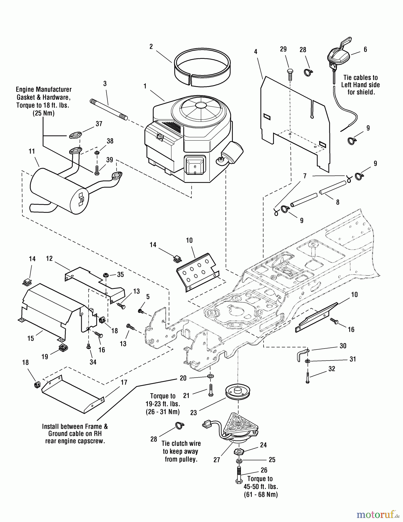  Murray Rasen- und Gartentraktoren 107.289850 (2690922) - Craftsman Prestige PGT9500, 30HP w/ 54