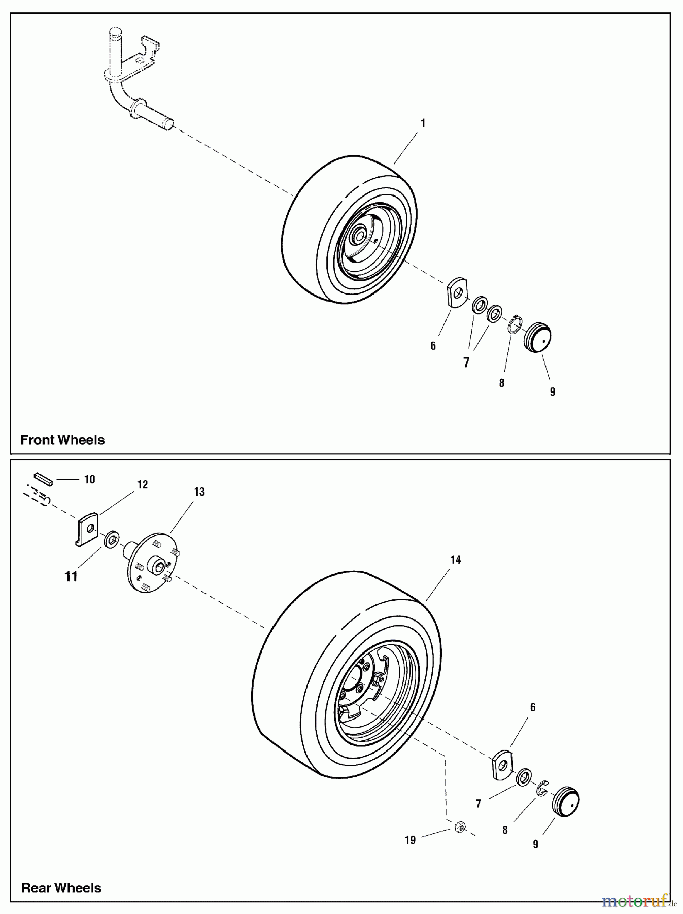  Murray Rasen- und Gartentraktoren 107.250070 (2691088-00) - Craftsman CTX9500, 54