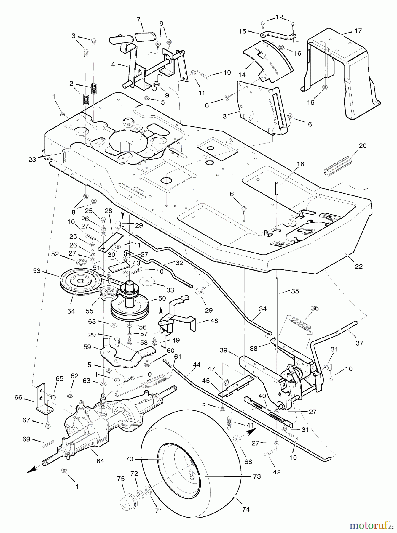  Murray Rasen- und Gartentraktoren 30500x92A - B&S/Murray 30