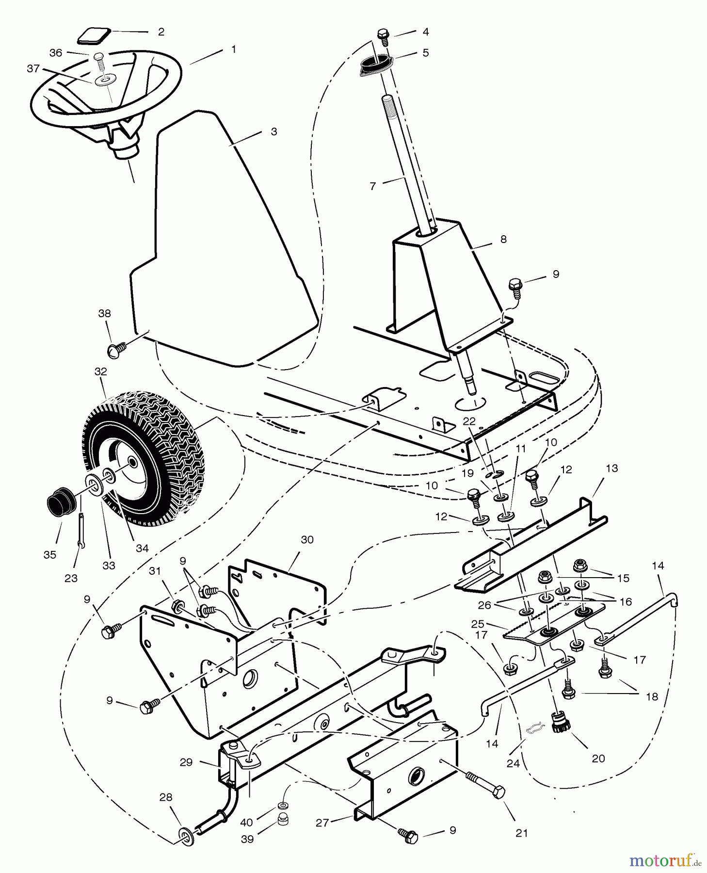 Murray Reitermäher C950-60405-1 - Craftsman 30
