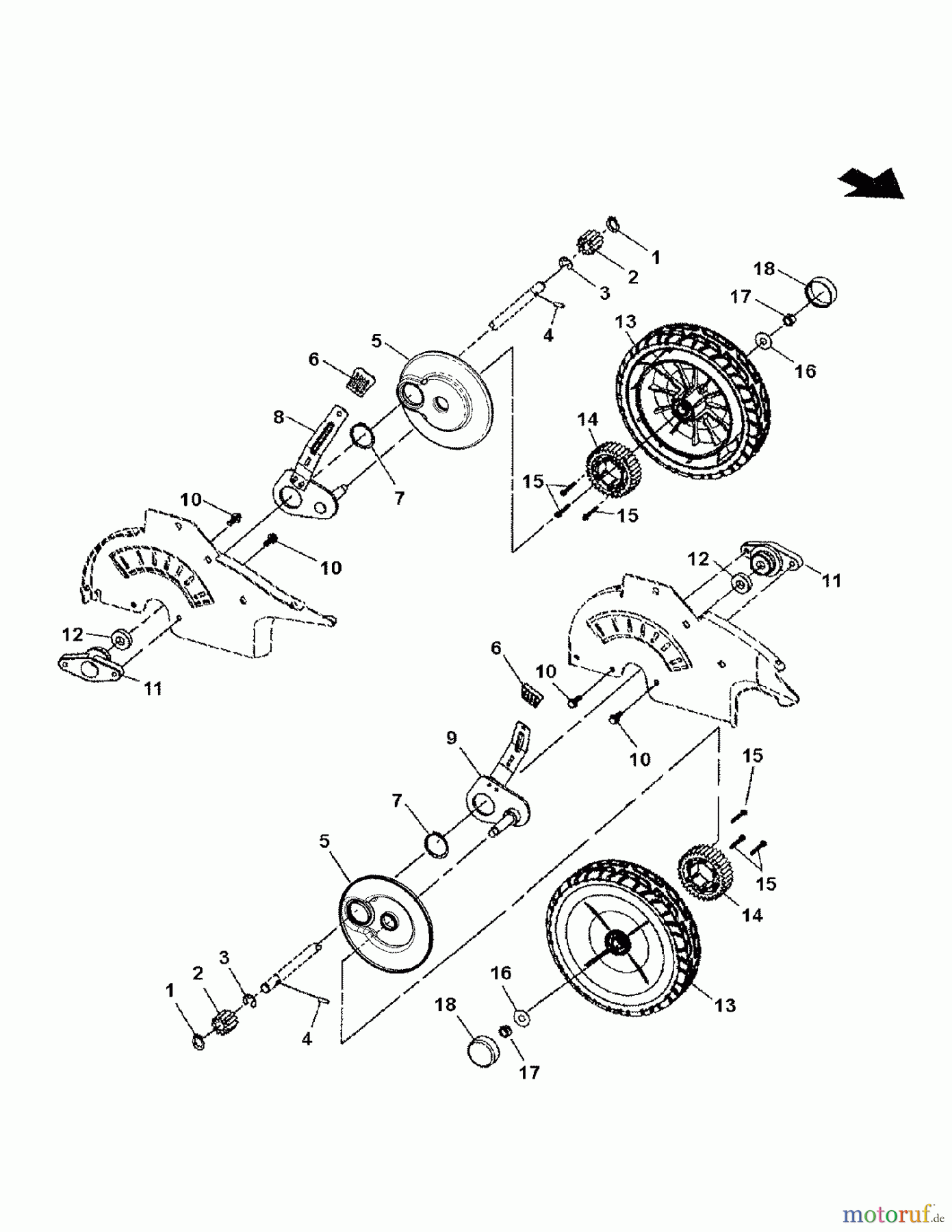  Murray Rasenmäher NJS45 (7800235) - John Deere 21