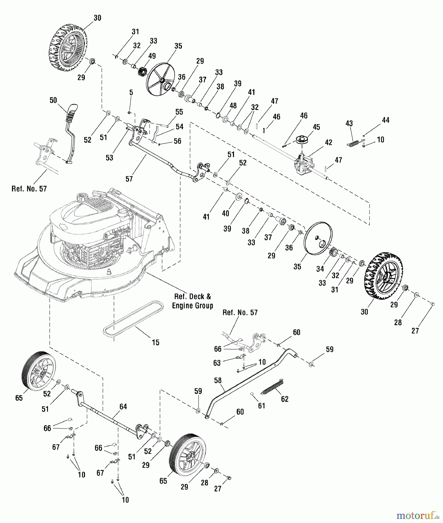  Murray Rasenmäher MXUA21675 (881225) - Murray 21