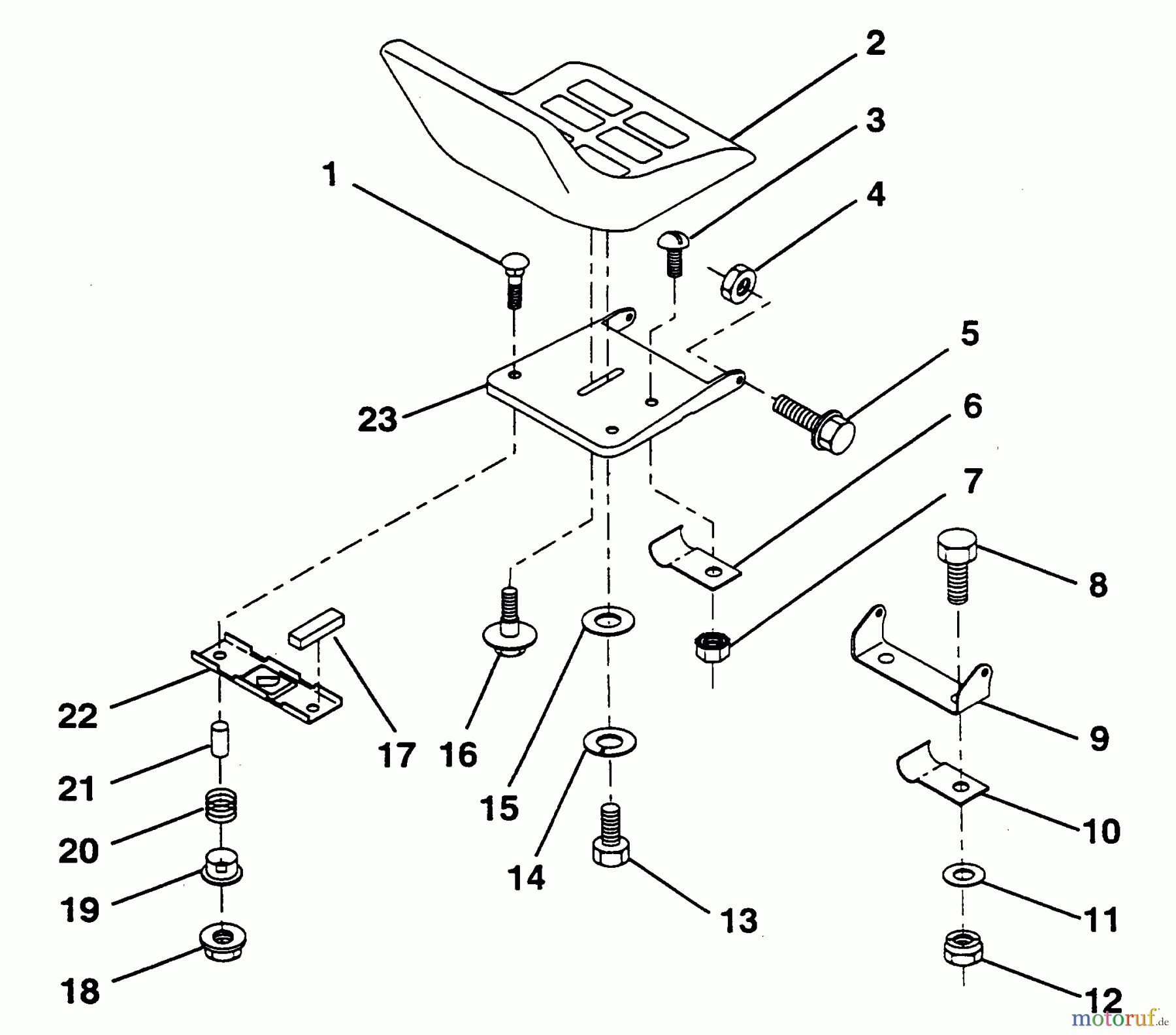  Poulan / Weed Eater Rasen und Gartentraktoren PP1036S - Poulan Pro Lawn Tractor SEAT