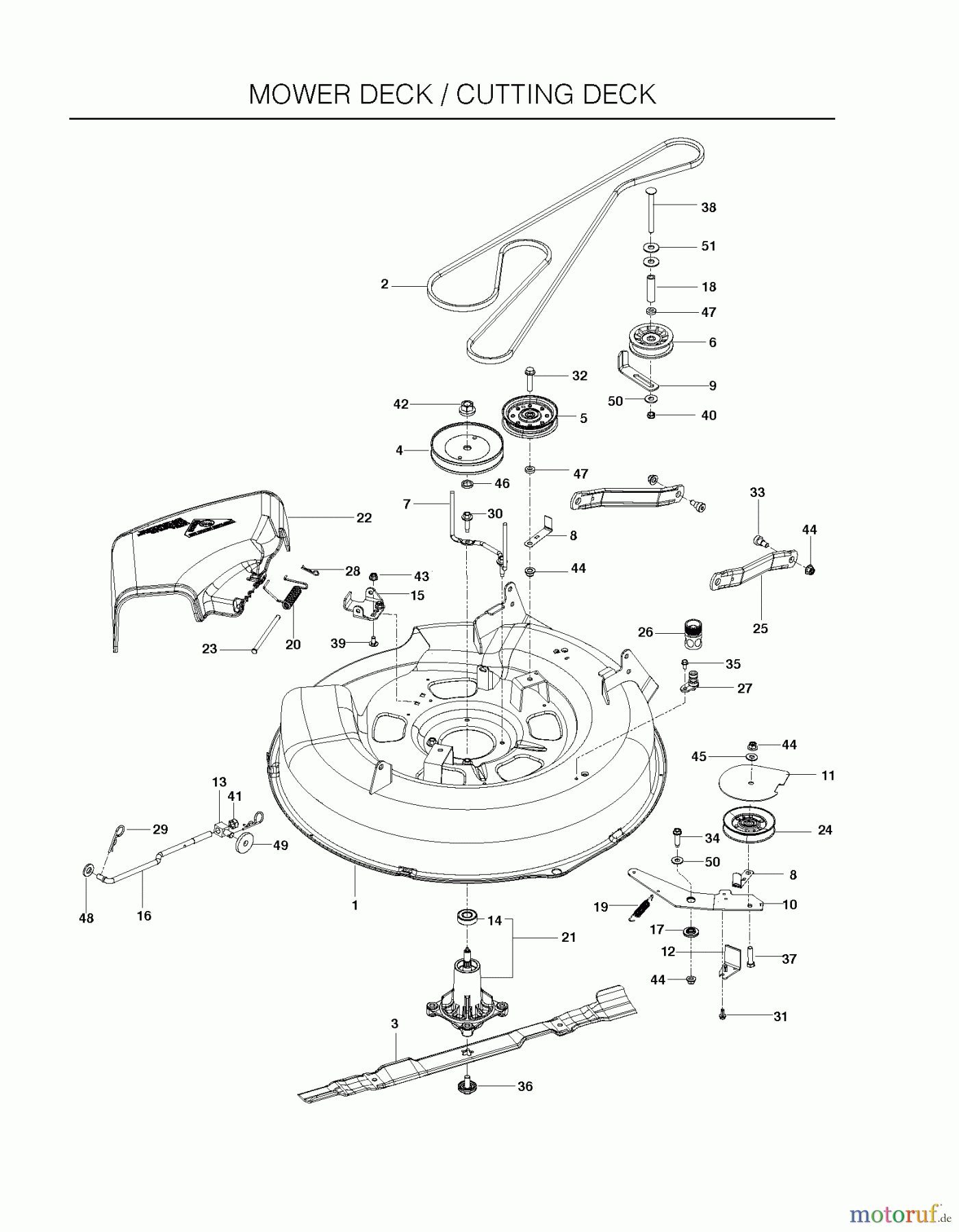 Poulan / Weed Eater Nullwendekreismäher, Zeroturn 301ZX (966681701) - Poulan Pro 30
