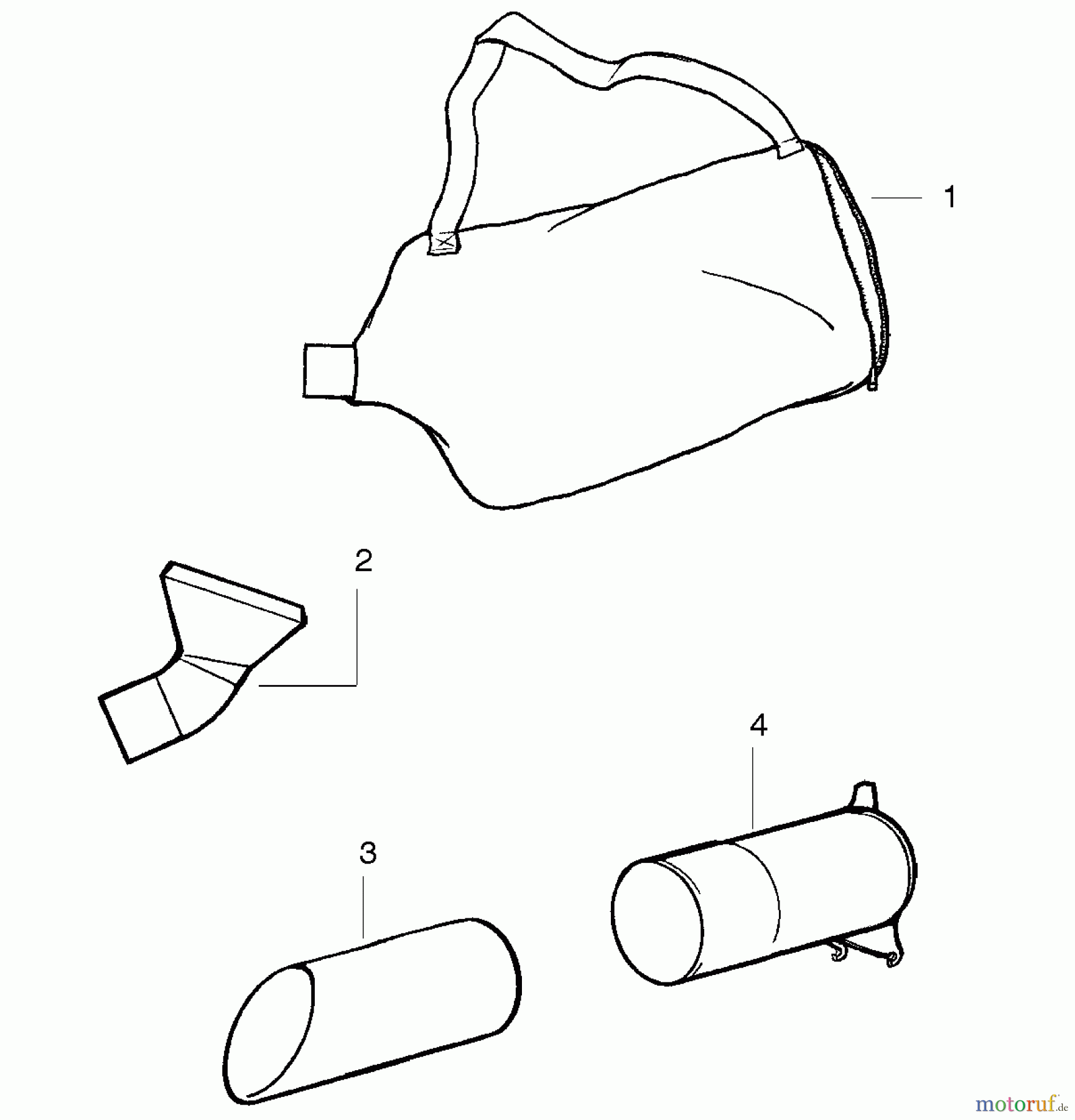  Poulan / Weed Eater Bläser / Sauger / Häcksler / Mulchgeräte SM400 (Type 3) - Poulan Pro Blower Tube - Vacuum Tube Assy.