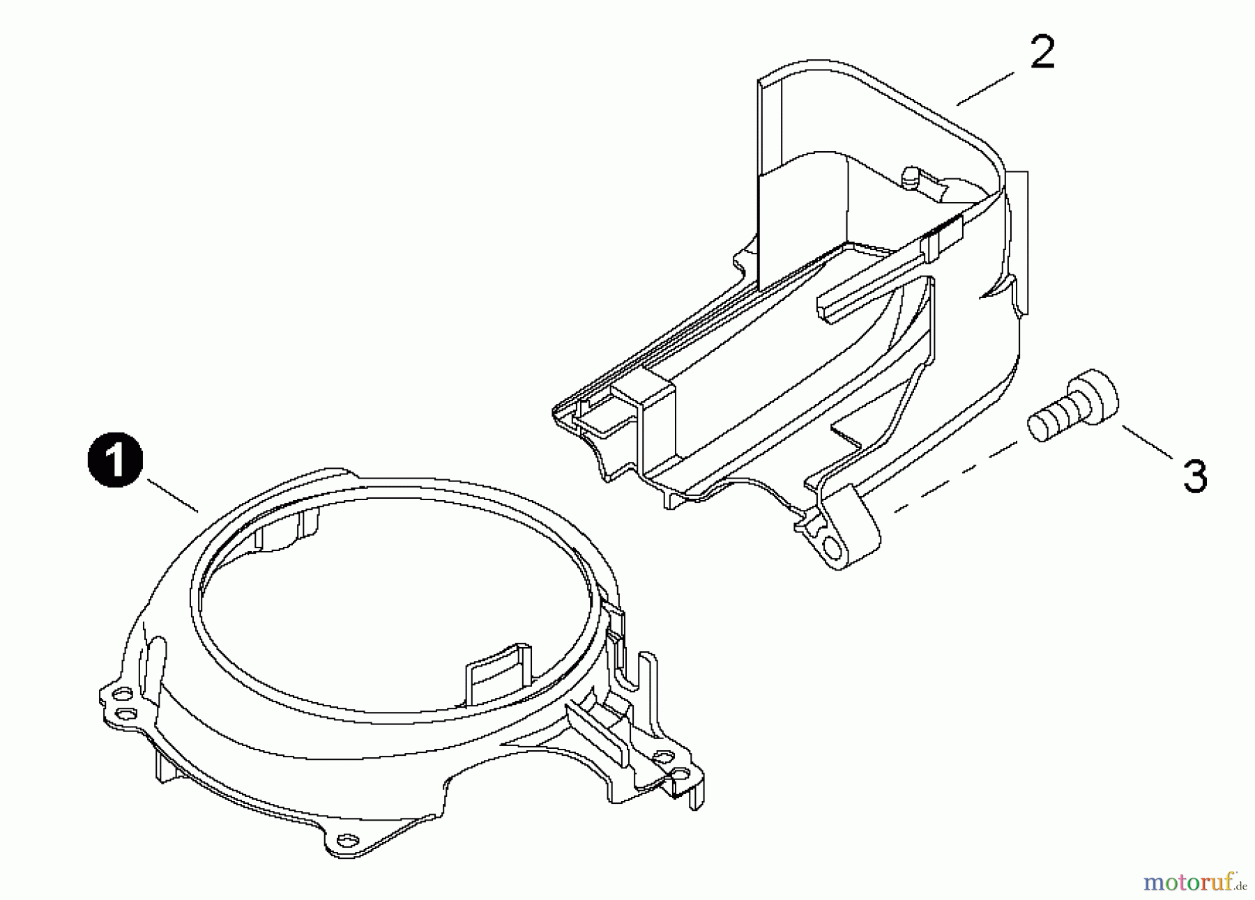 Shindaiwa Heckenscheren DH232 - Shindaiwa Hedge Trimmer, Dual-Sided, S/N: T23311001001 - T23311999999 Engine Cover / Fan Cover