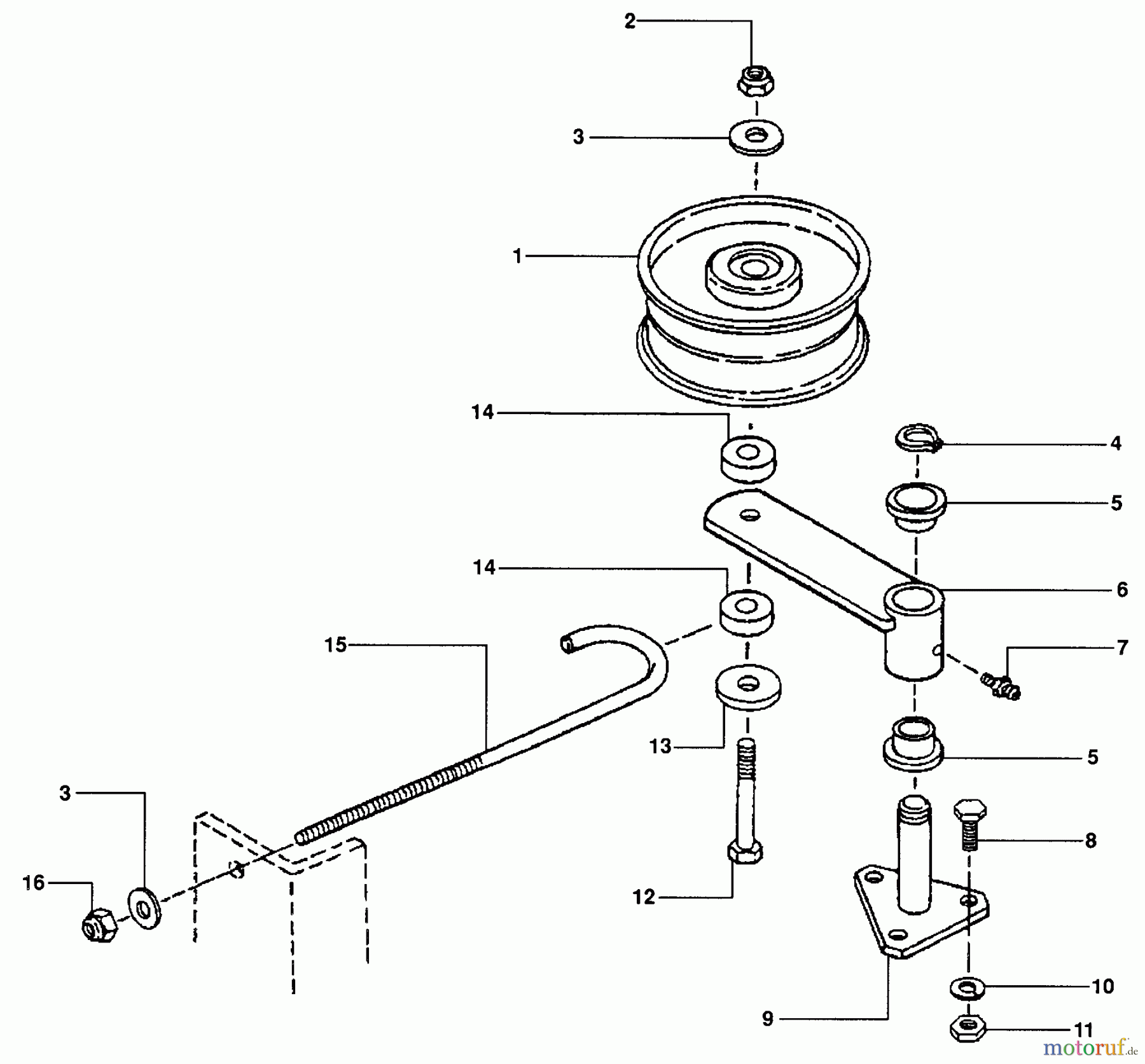 Snapper Rasenmäher für Großflächen PL7H1804BVE (80719) - Snapper Wide-Area Walk-Behind Mower, 18 HP, Hydro Drive, Loop Handle, Series 4 Deck Idler Assembly