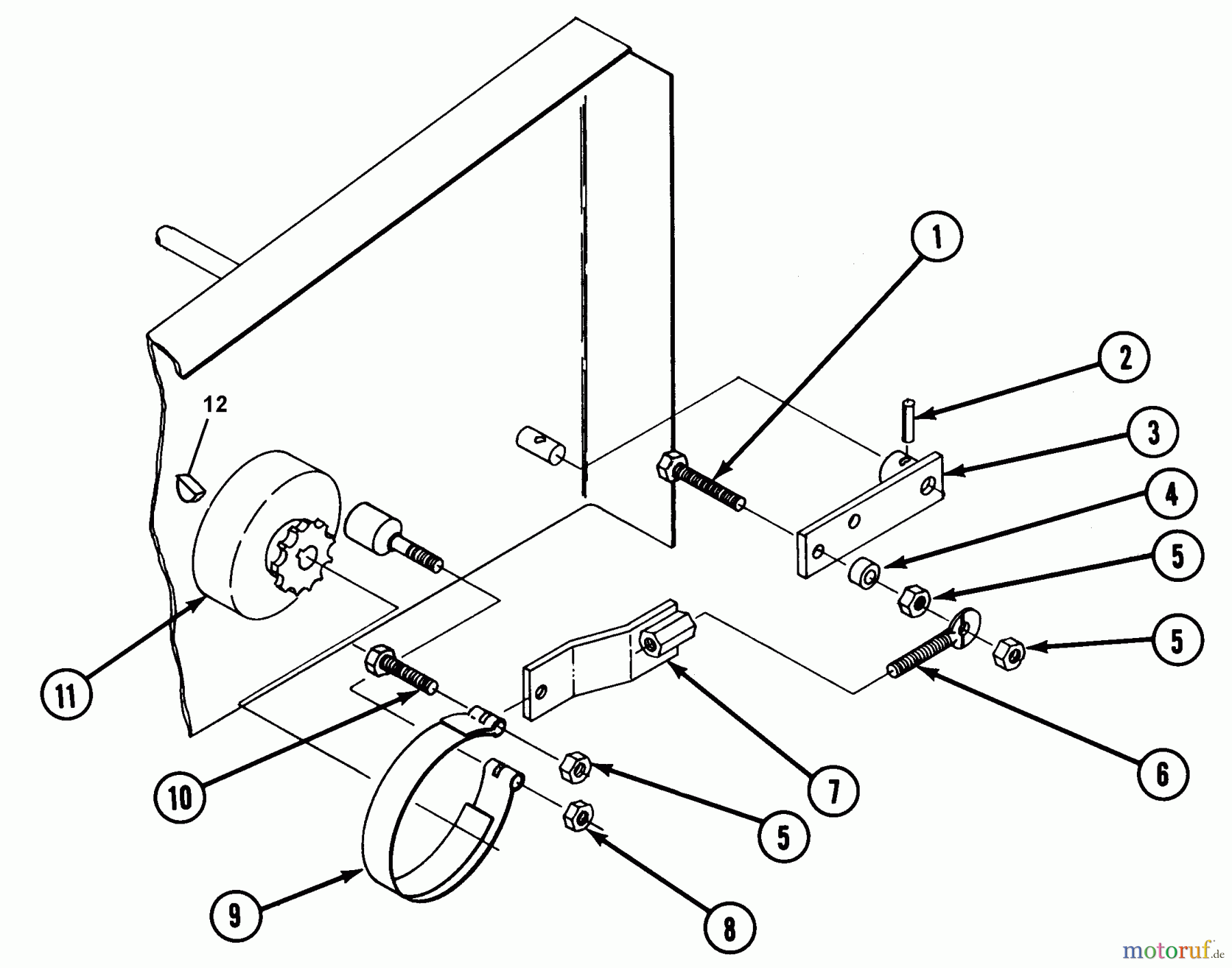  Snapper Nullwendekreismäher, Zero-Turn Z180T (82119) - Snapper 18 HP Zero-Turn Mower, Chain Drive, ZTR Series 0 Joystick Brake Action Parts, Right Side