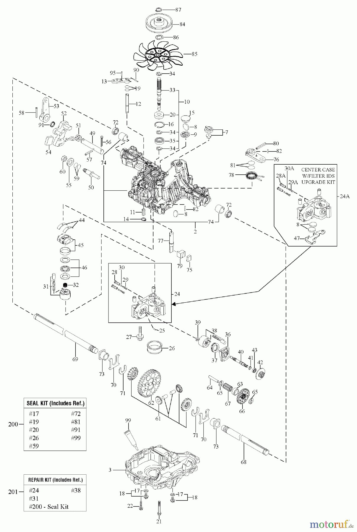  Snapper Rasen- und Gartentraktoren ESPX2246 (2691104-00) - Snapper 46